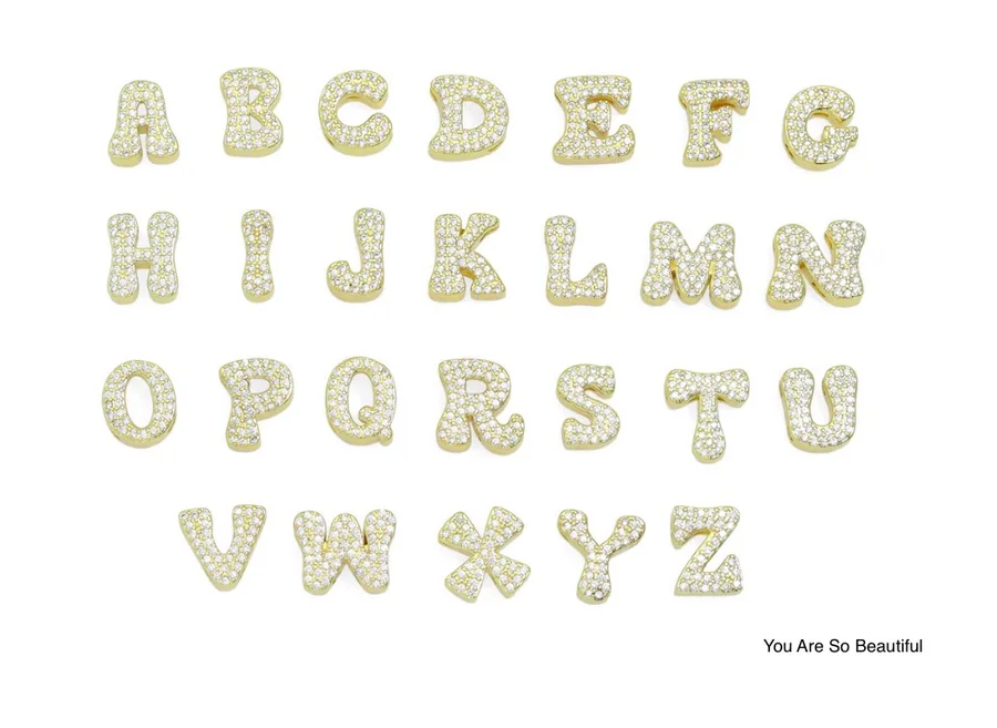 BB Lila You Are So Beautiful Initial Charms - Image 5
