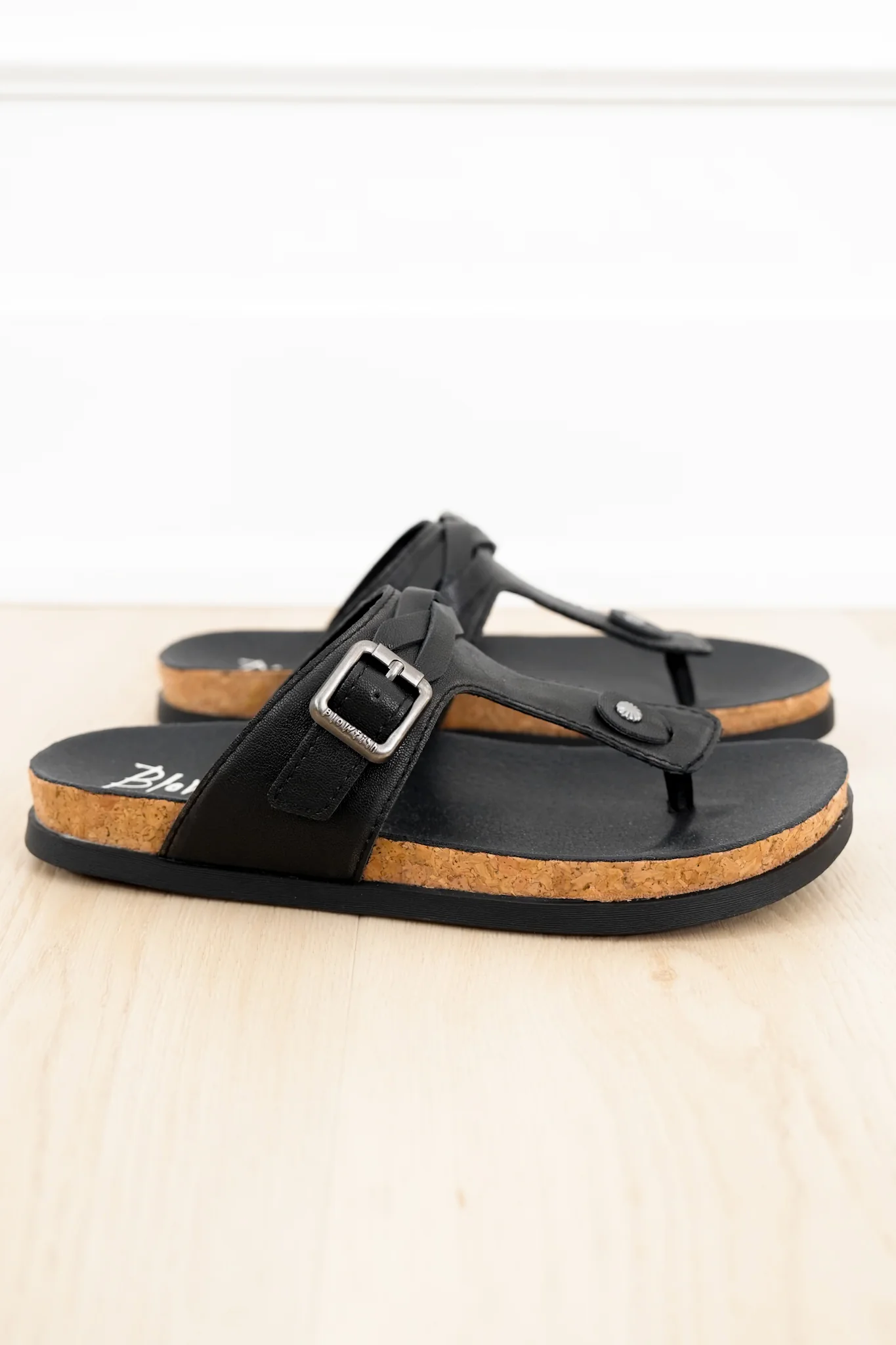 Blowfish Adjustable Buckle Cork Footbed Thong Sandal - Image 2