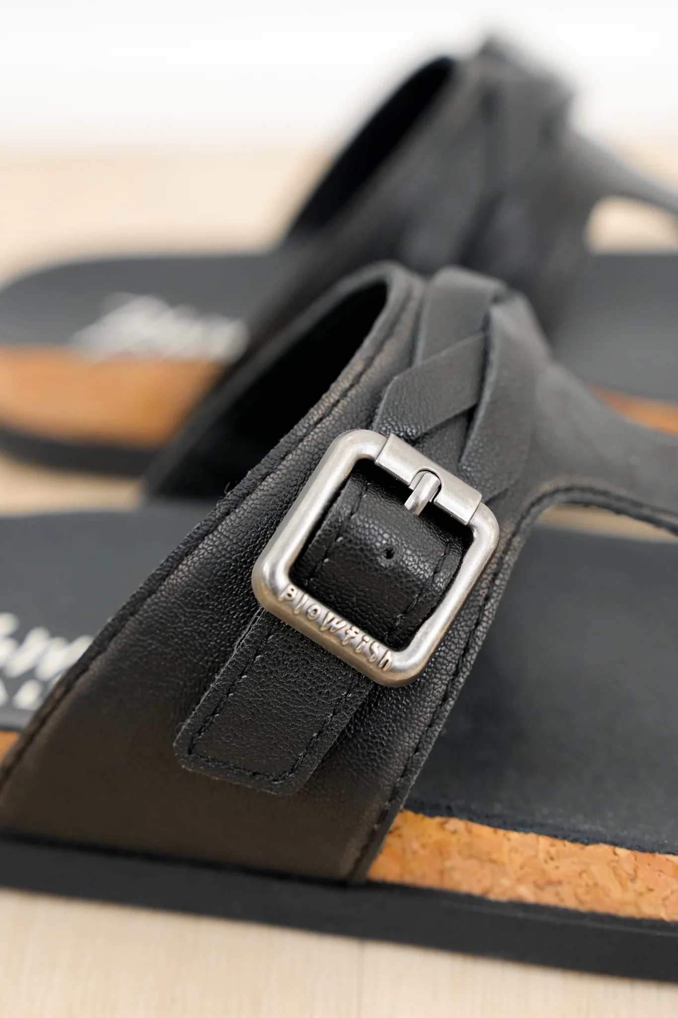 Blowfish Adjustable Buckle Cork Footbed Thong Sandal - Image 3