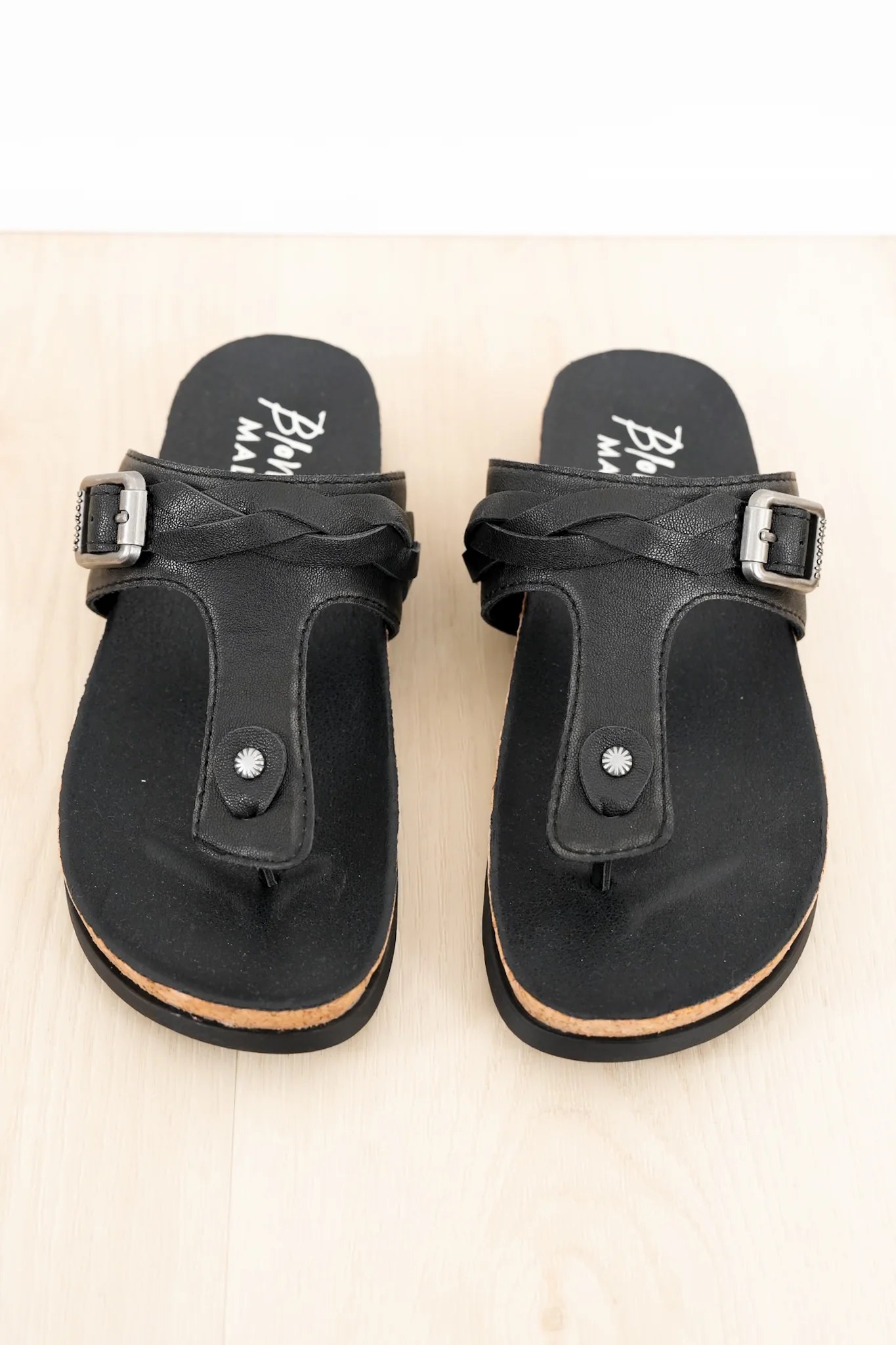 Blowfish Adjustable Buckle Cork Footbed Thong Sandal - Image 5