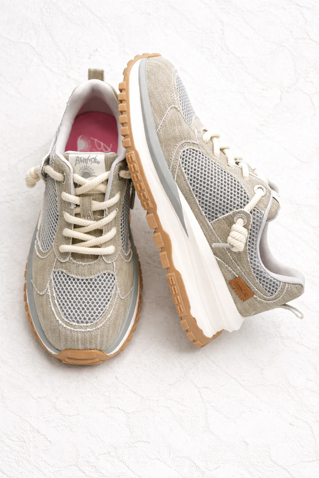 Blowfish Canvas Sneakers with Rope Style Laces