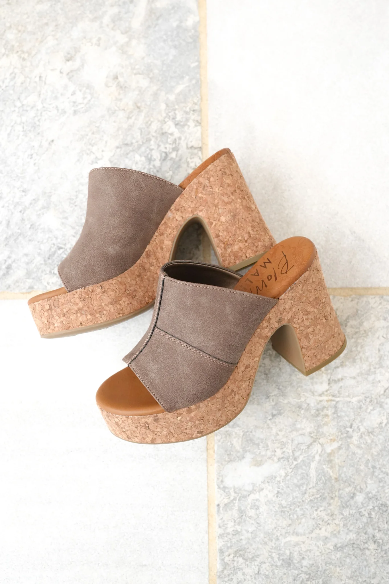 Restock! Blowfish Poznan Chunky Cork Platform Heel Slides - Image 8