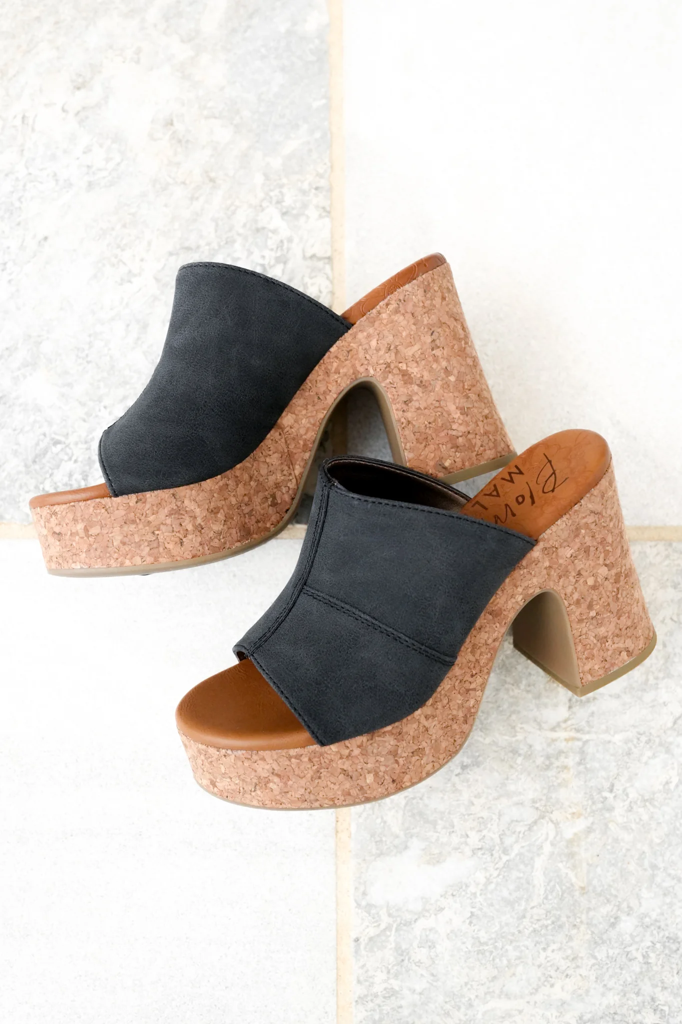 Restock! Blowfish Poznan Chunky Cork Platform Heel Slides - Image 9