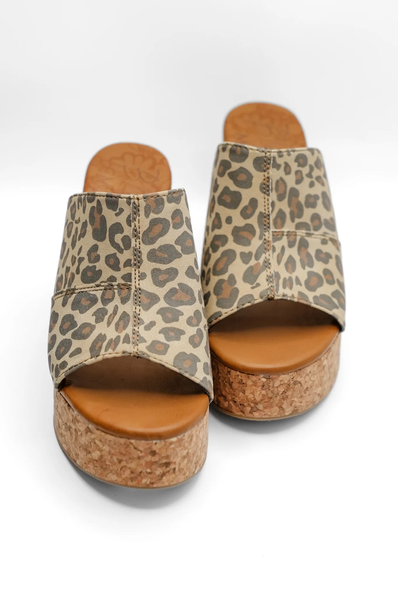 Blowfish Poznan Animal Print Chunky Cork Platform Heel Slides - Image 4