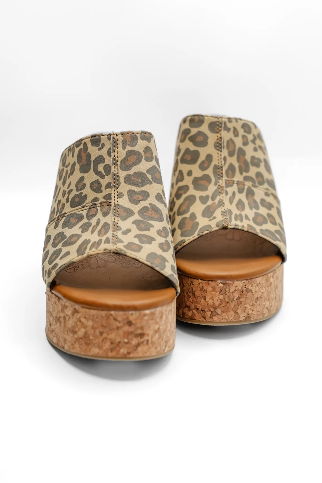 Blowfish Poznan Animal Print Chunky Cork Platform Heel Slides - Image 5