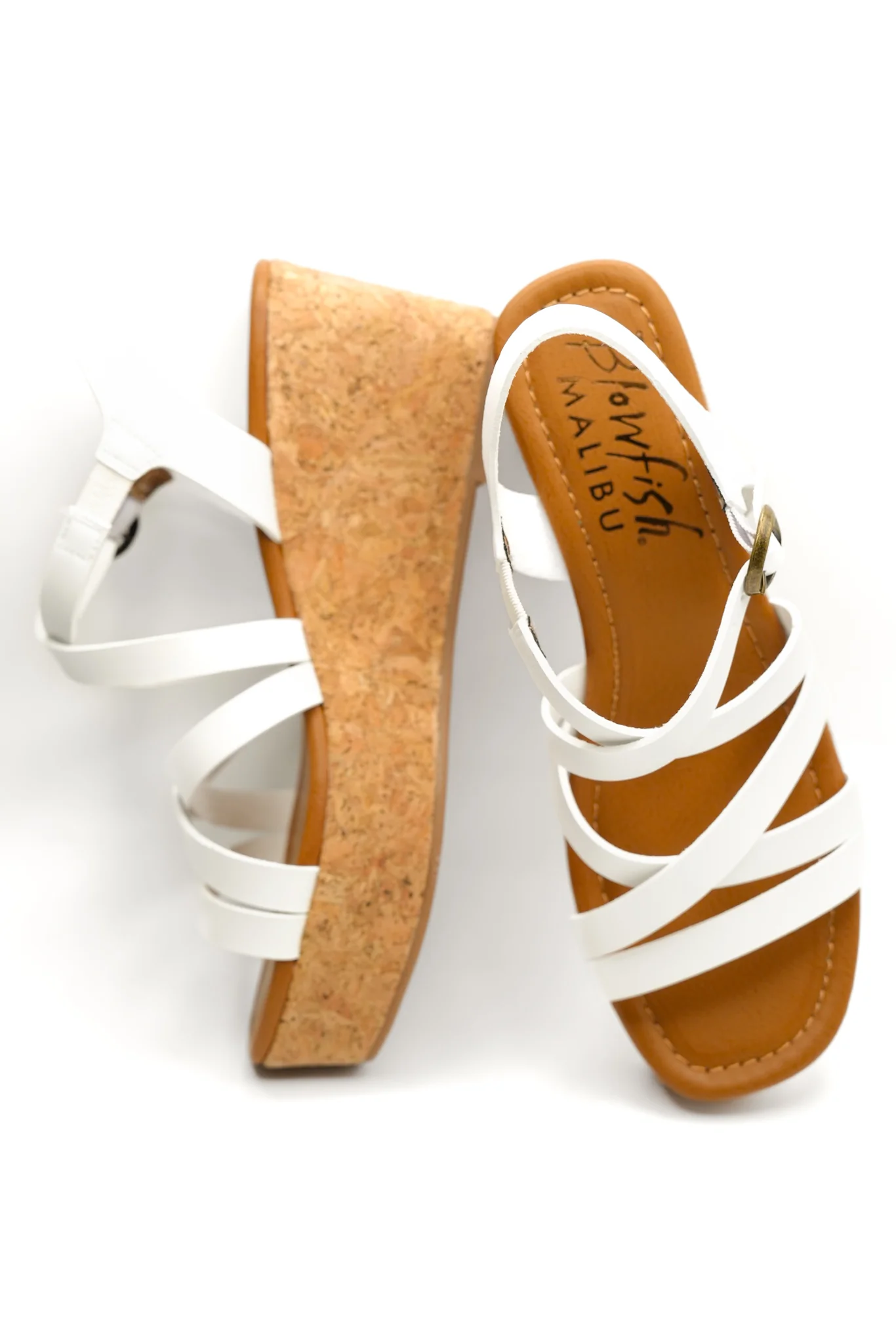 Blowfish Vegan Leather Strappy Wedge Sandal - Image 3