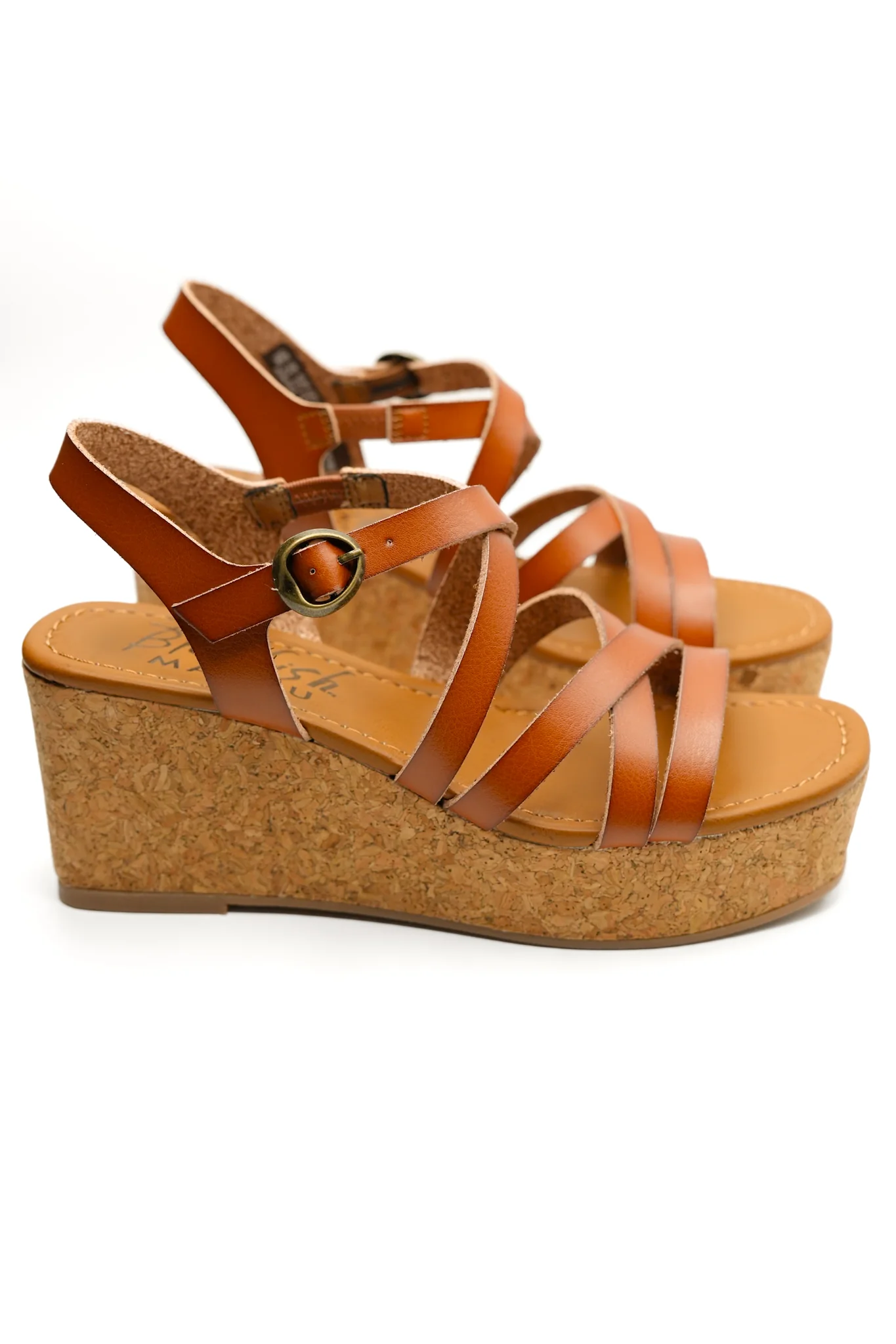 Blowfish Vegan Leather Strappy Wedge Sandal - Image 5