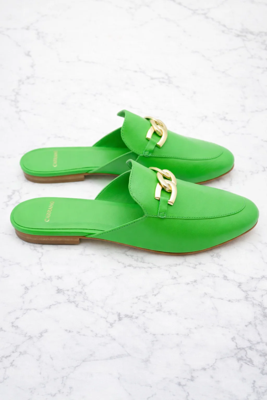 Chain Detail Slip On Loafer Mule - Image 2