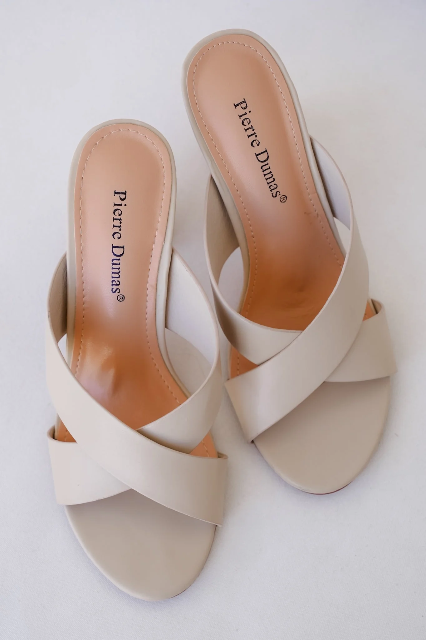 Chic Criss Cross Strap Heel Sandal - Image 2