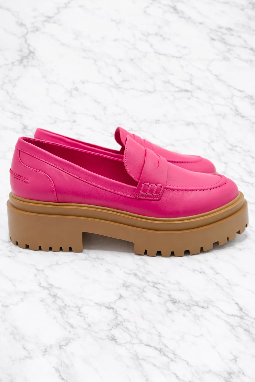 Chunky Lug Sole Platform Loafer - Image 2