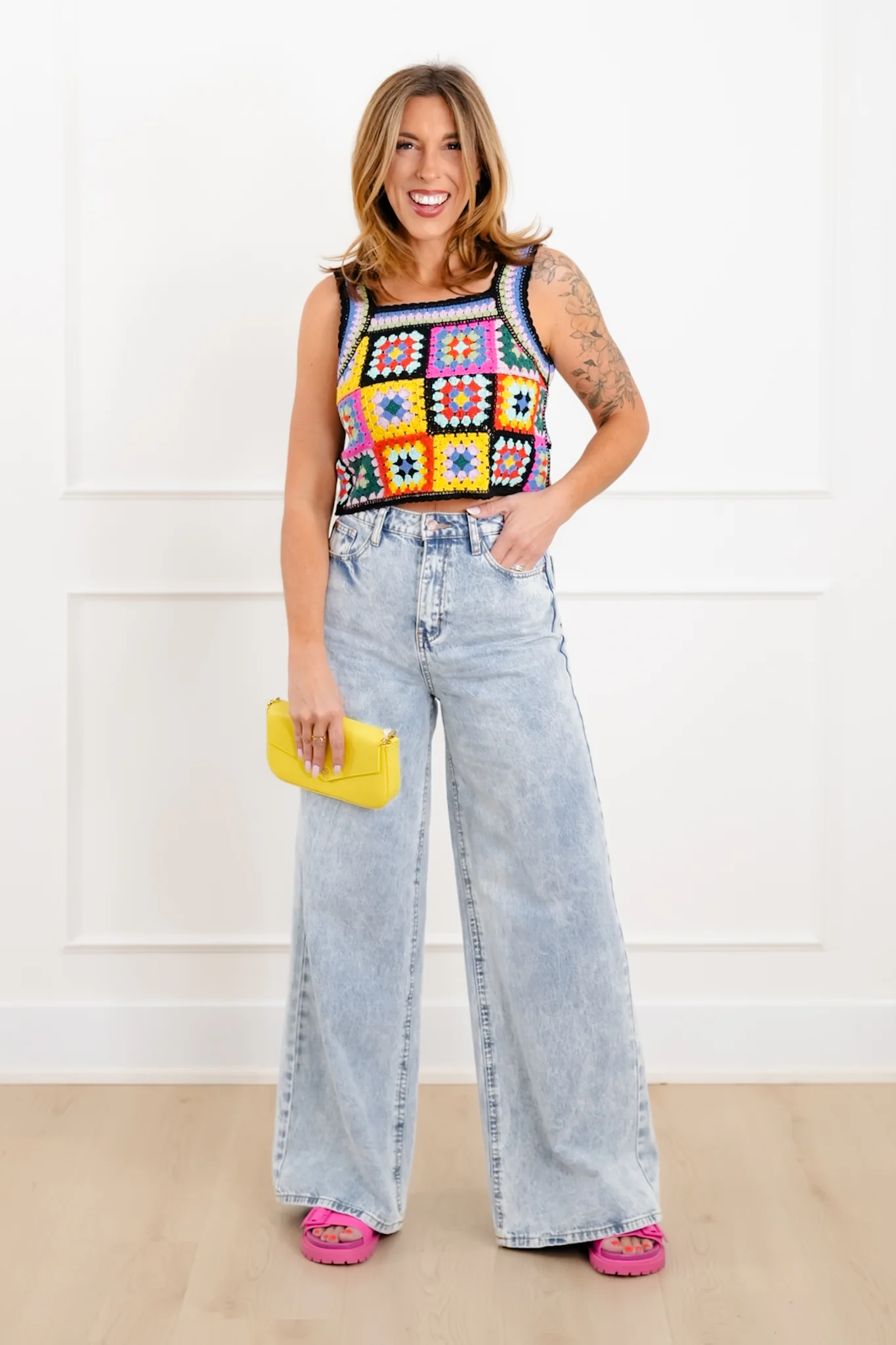 Crochet Granny Square Tank Top - Image 7