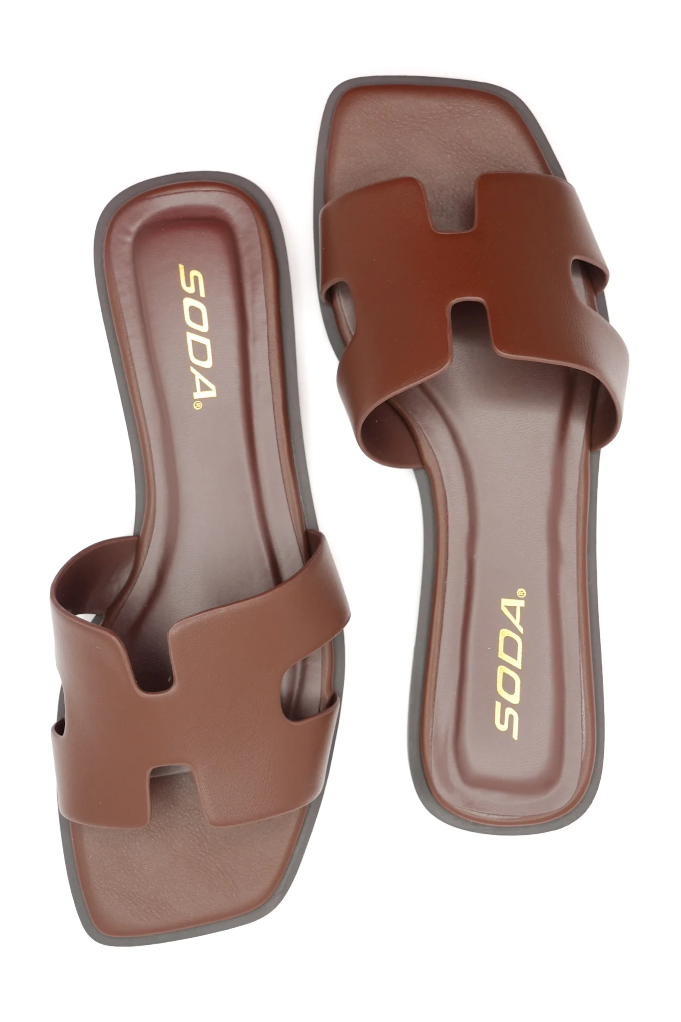 Cutout Strap Flat Slide Sandal - Image 4