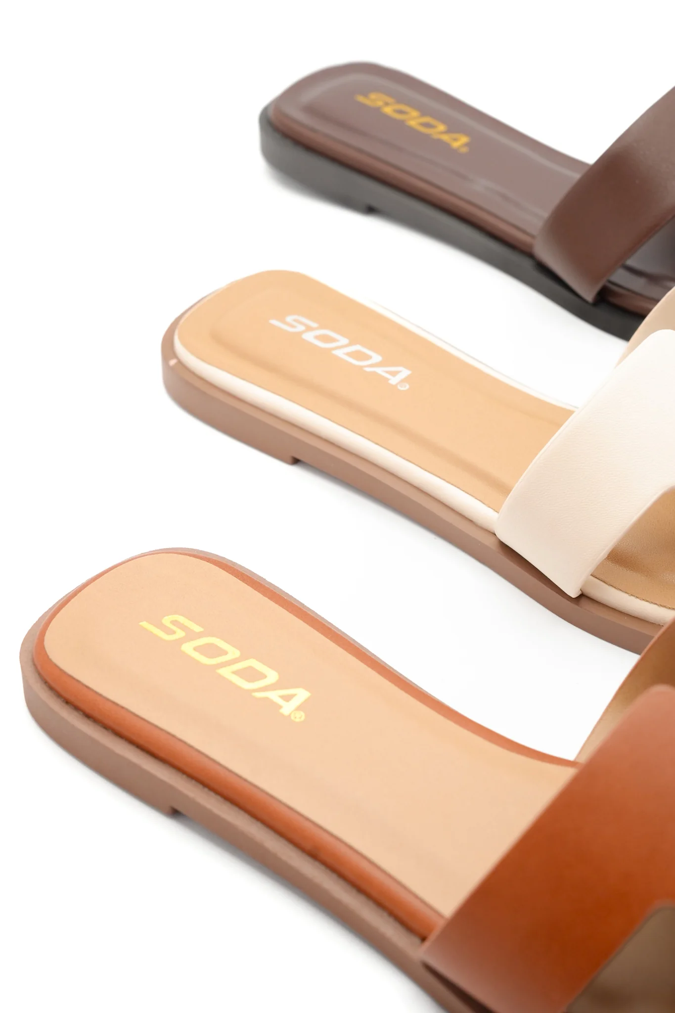 Cutout Strap Flat Slide Sandal - Image 6