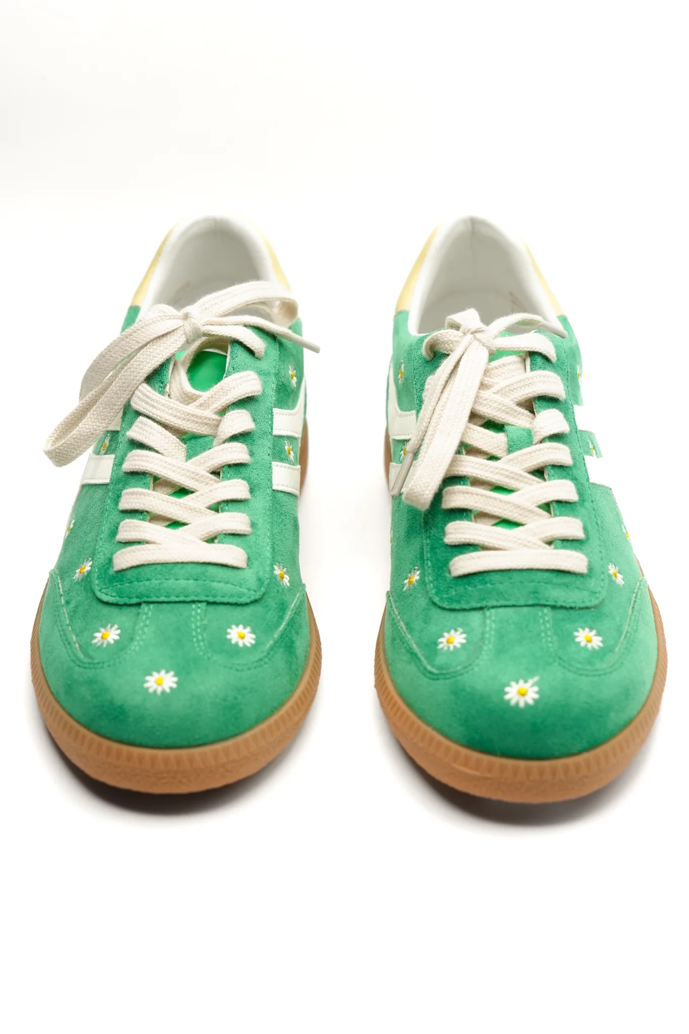 Daisy Embroidered Vegan Suede Retro Sneaker - Image 3