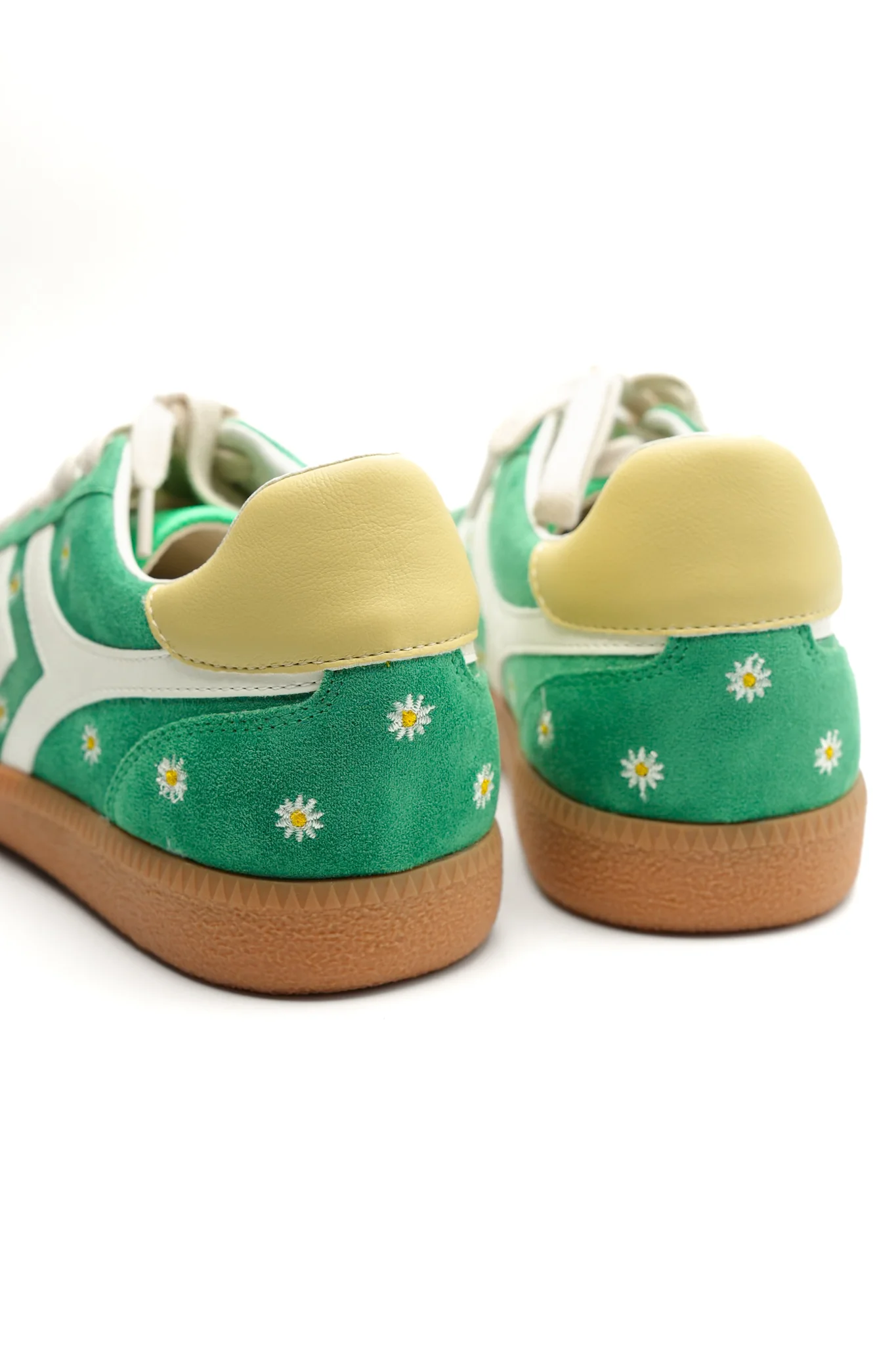Daisy Embroidered Vegan Suede Retro Sneaker - Image 5