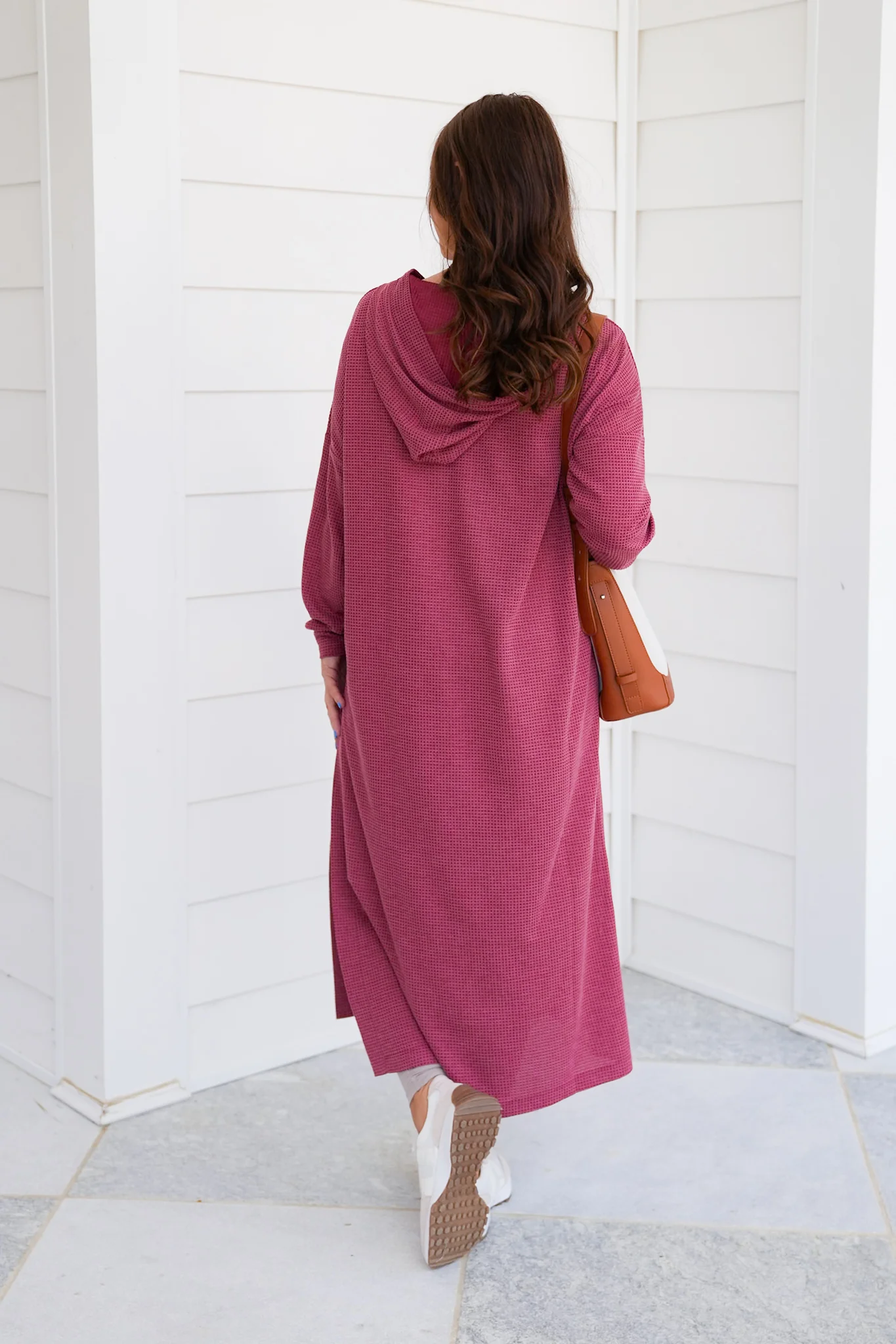 Door Buster! Plus/Reg Thermal Long Sleeve Hoodie Cardigan with Side Slits - Image 13