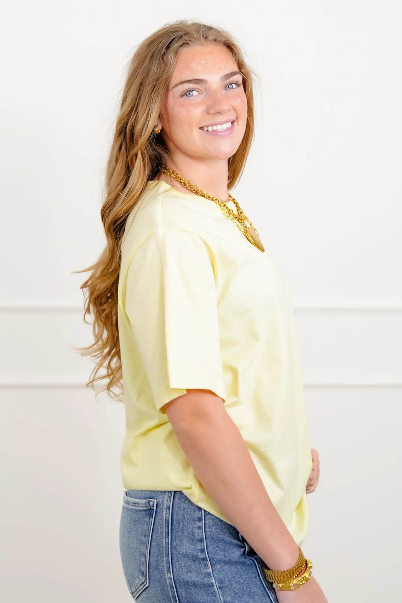 Door Buster! Solid Short Sleeve Crew Neck Tee - Image 9