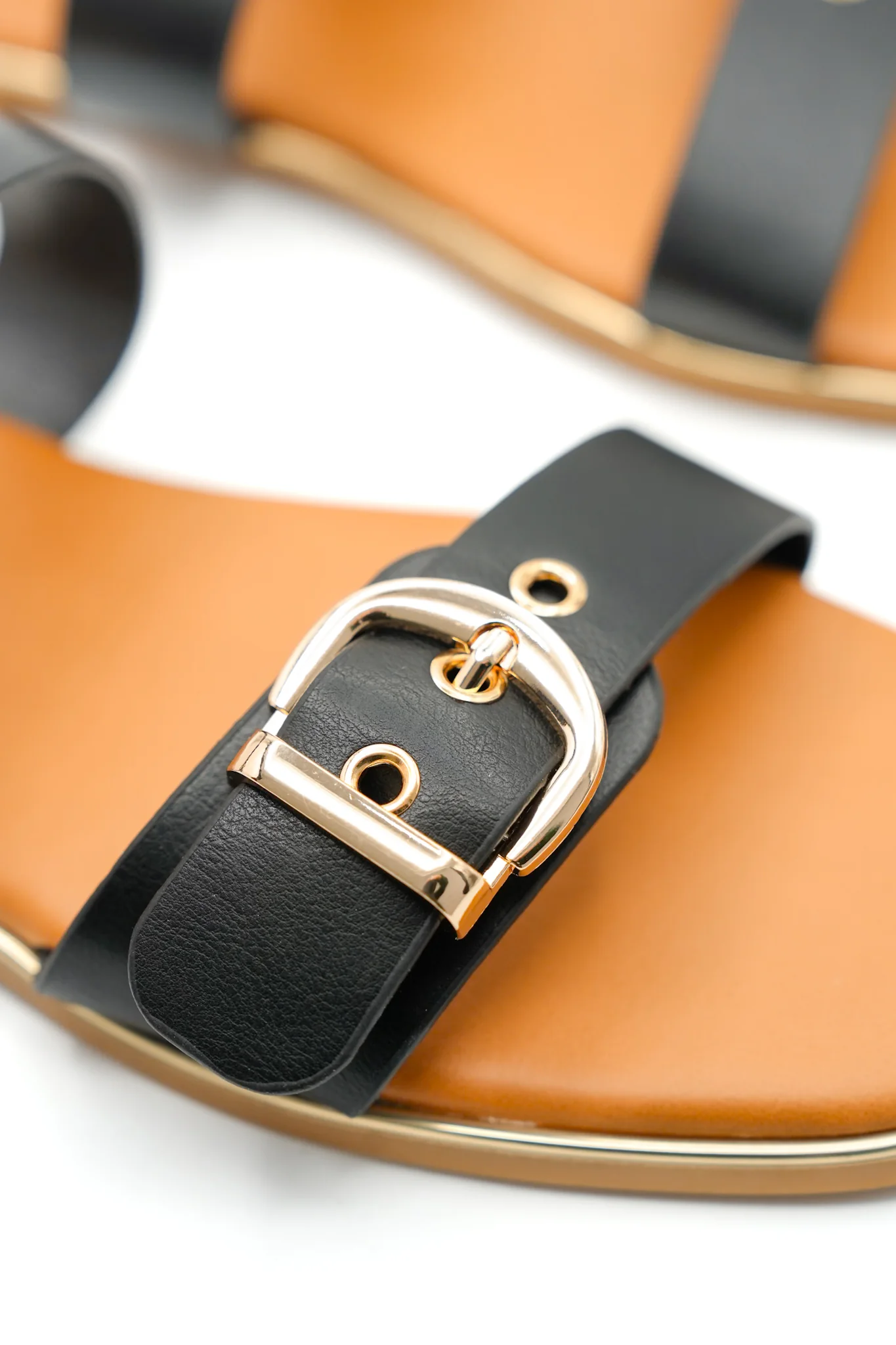 Double Buckle Strap Slide Sandal - Image 6