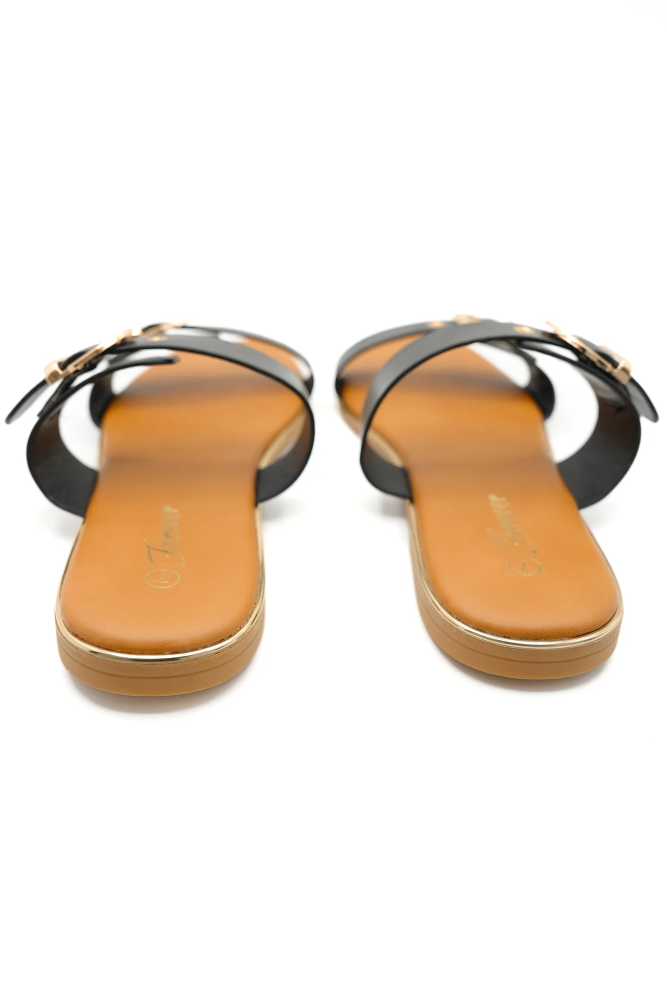 Double Buckle Strap Slide Sandal - Image 8