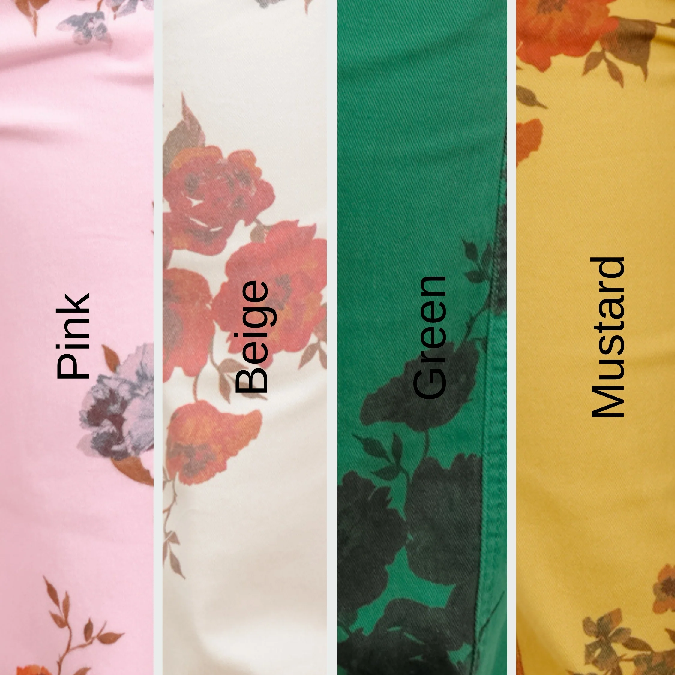 Floral Print Twill High Rise Barrel Pants - Image 12