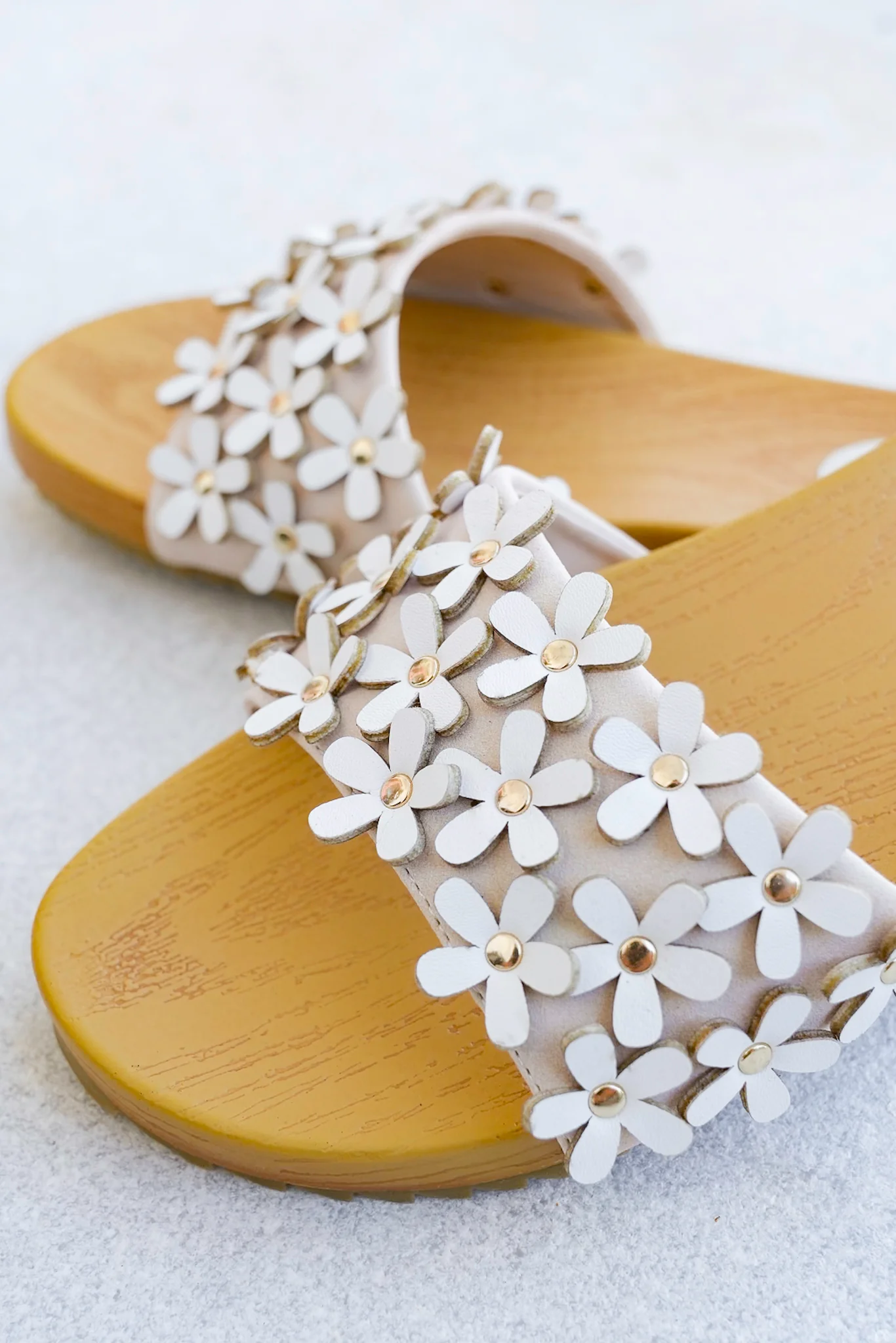 Floral Strap Slide Sandals - Image 2