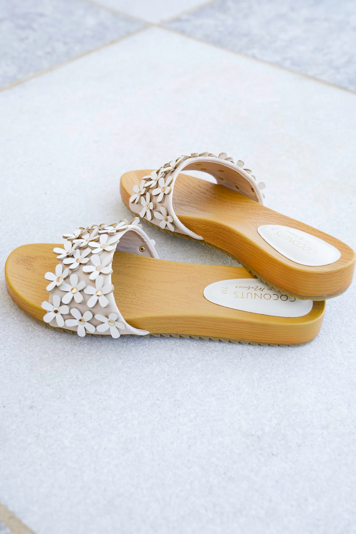 Floral Strap Slide Sandals - Image 4