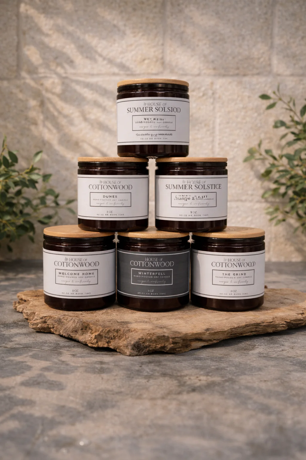 House of Cottonwood Hand Poured Soy Candles – 8 Oz *Final Sale* - Image 2