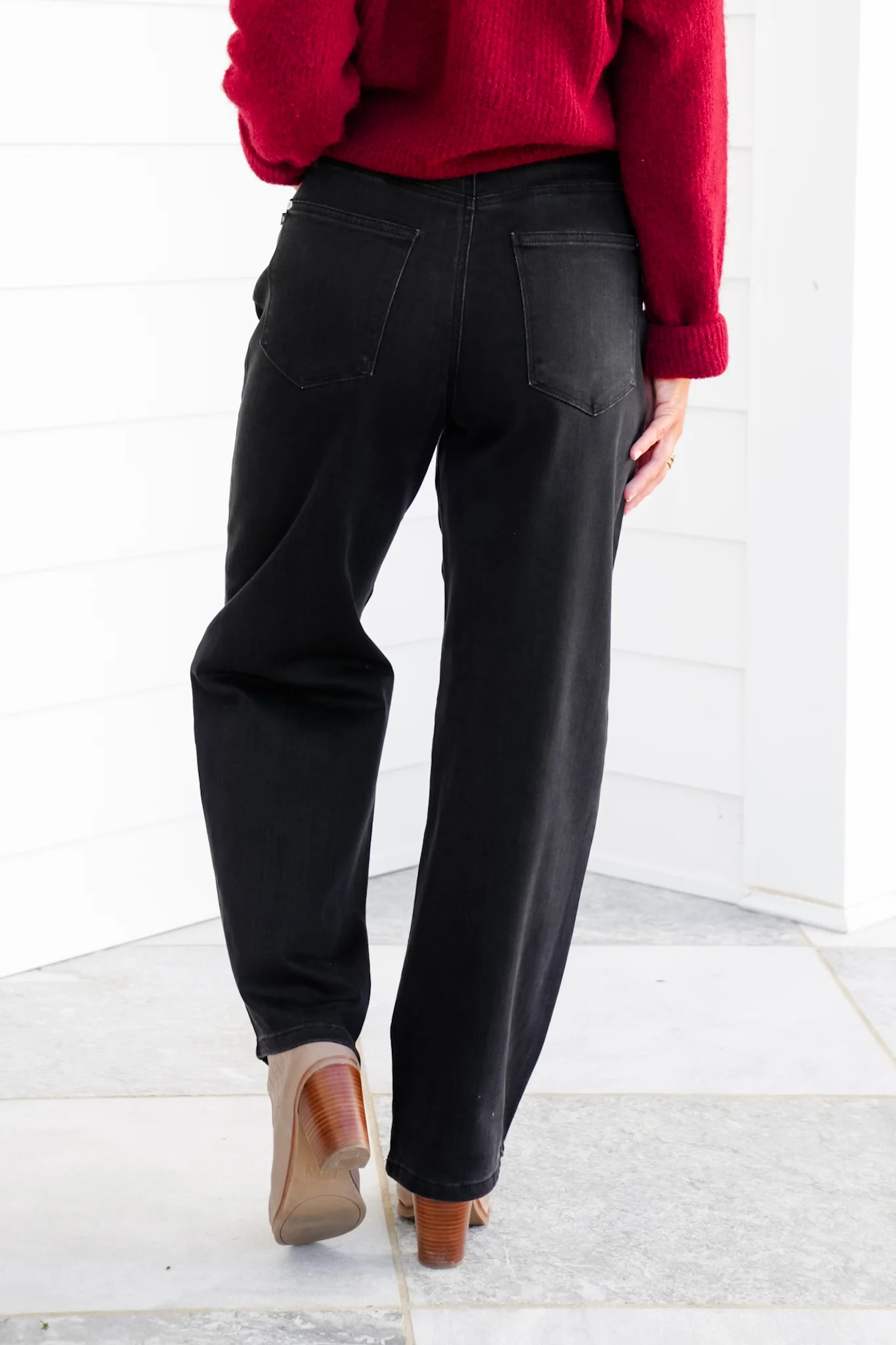 Judy Blue High Rise Black Marlow Arc Rigid Magic Trouser Jeans - Image 6