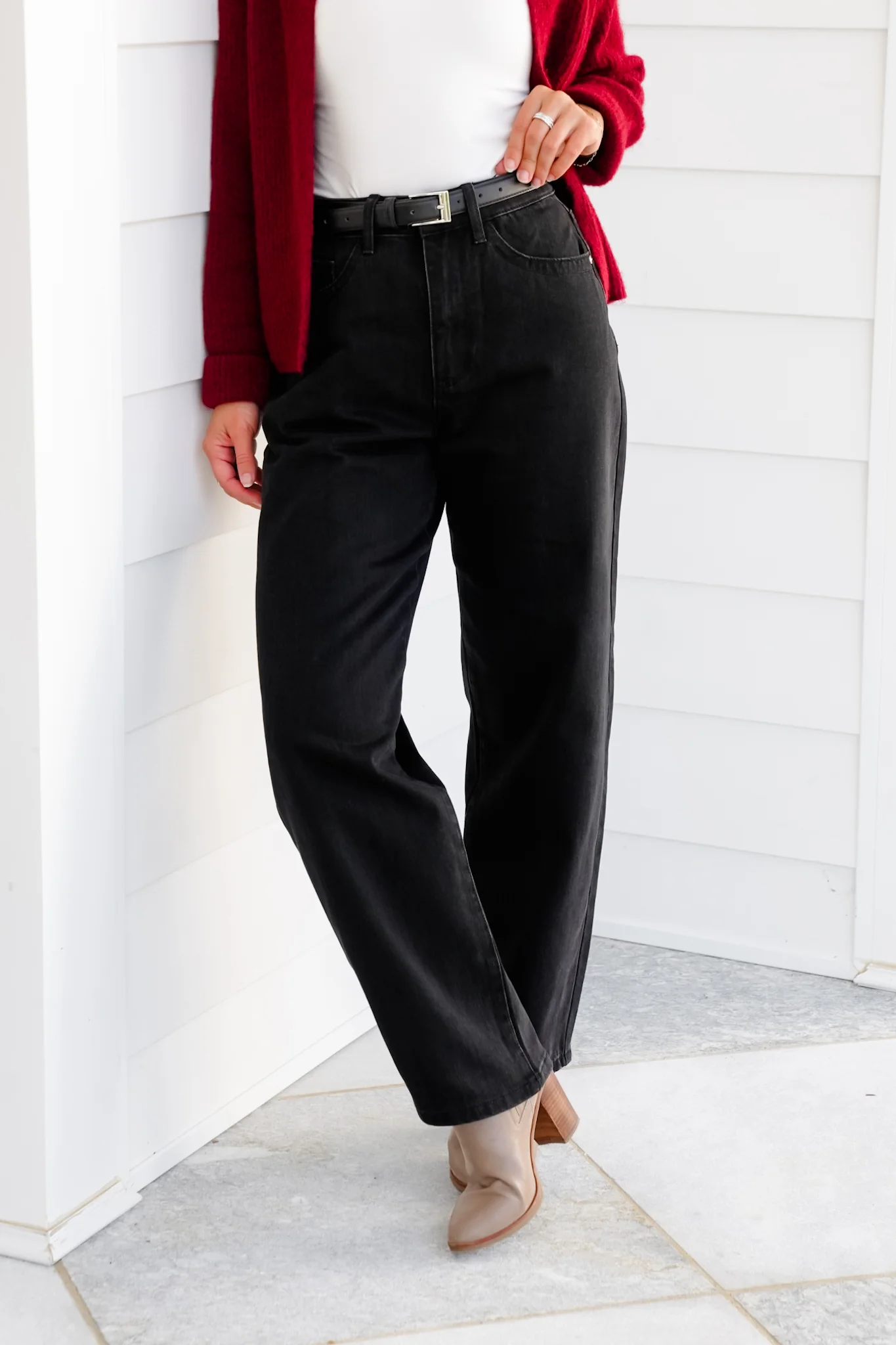 Judy Blue High Rise Black Marlow Arc Rigid Magic Trouser Jeans - Image 8