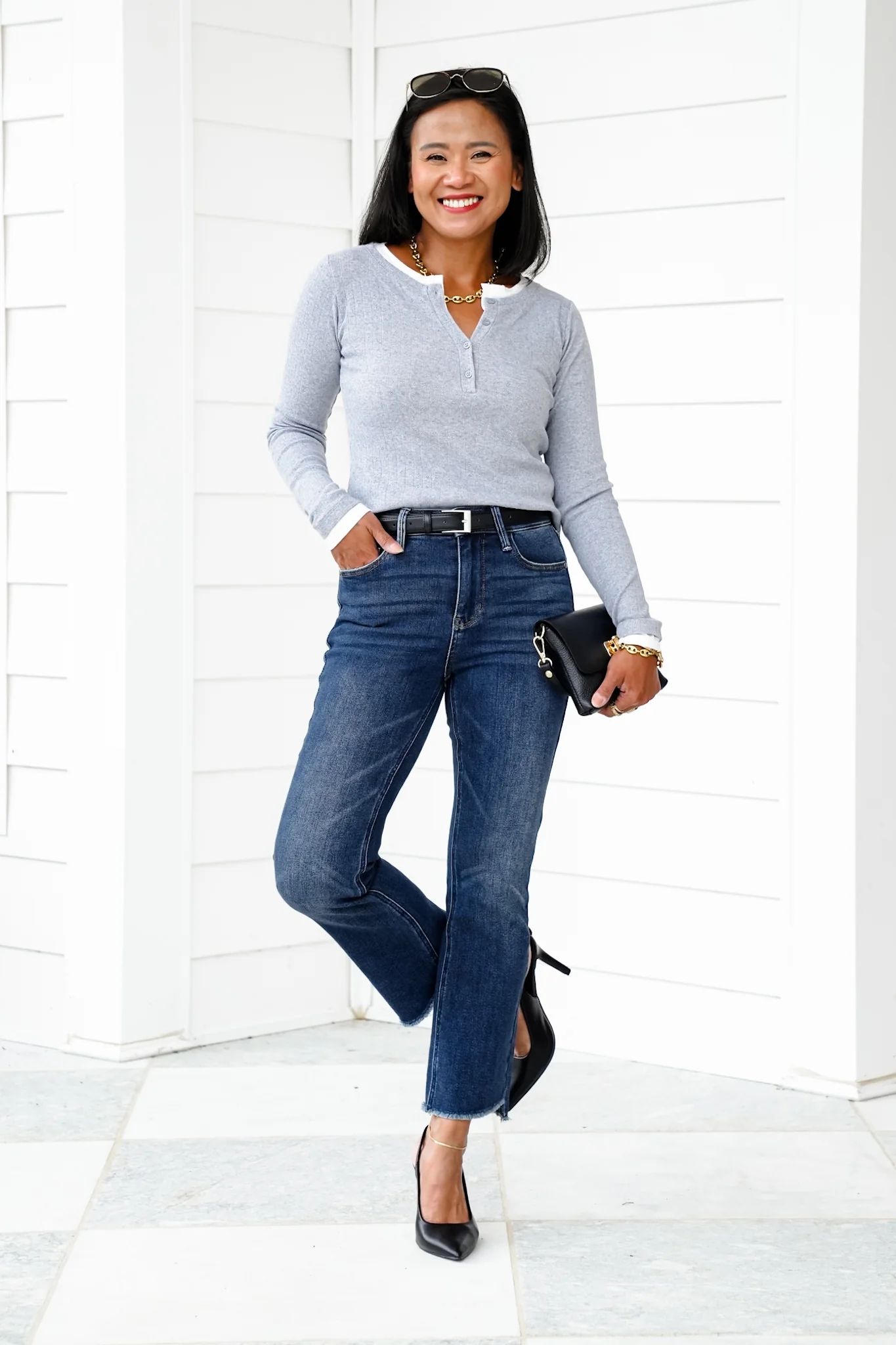 Restock! Judy Blue The Alex High Rise Dark Wash Kick Flare Jeans - Image 13
