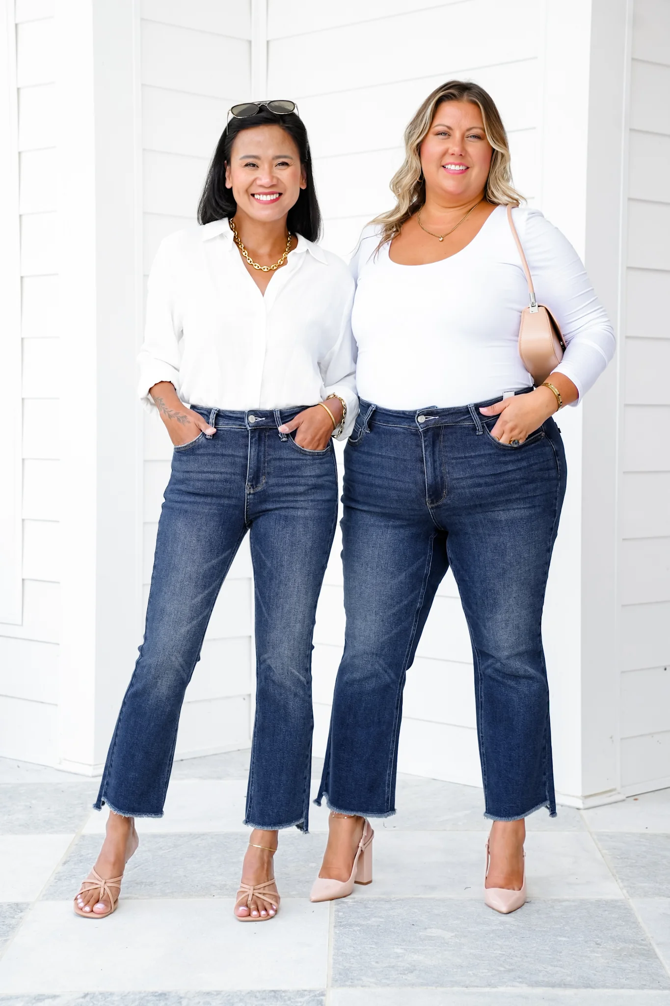 Restock! Judy Blue The Alex High Rise Dark Wash Kick Flare Jeans - Image 3