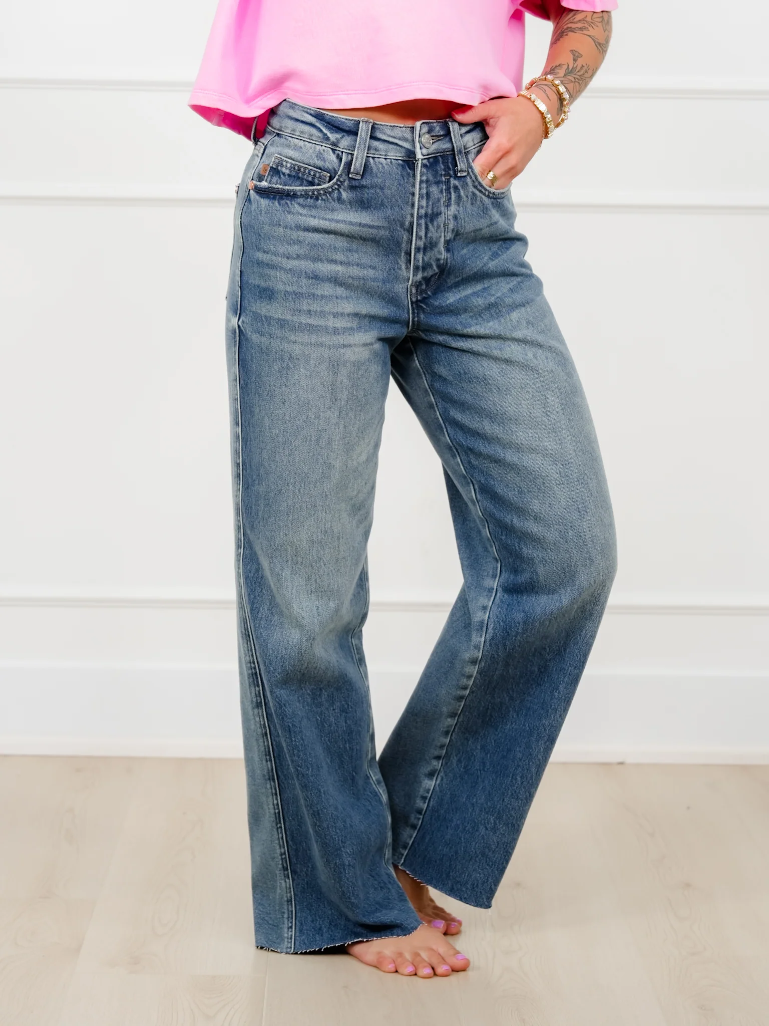 Judy Blue The Zoe Rigid Magic Wilhelmina Baggy Jeans - Image 5