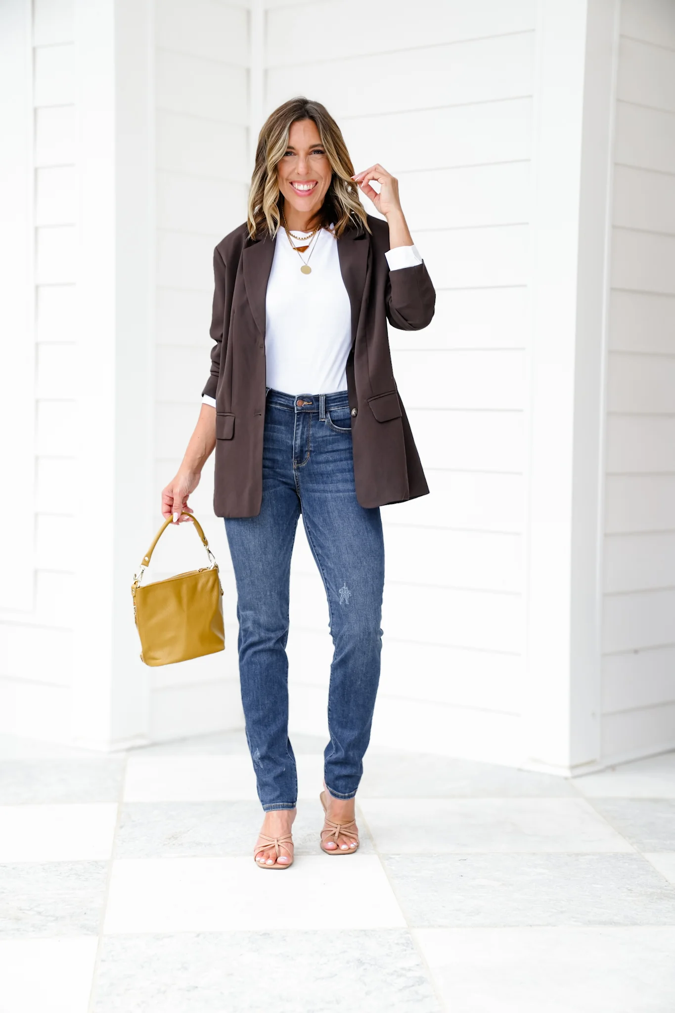 Judy Blue Meant To Be Mid Rise Dark Wash Multiple Inseam Relaxed Fit Jeans - Image 10