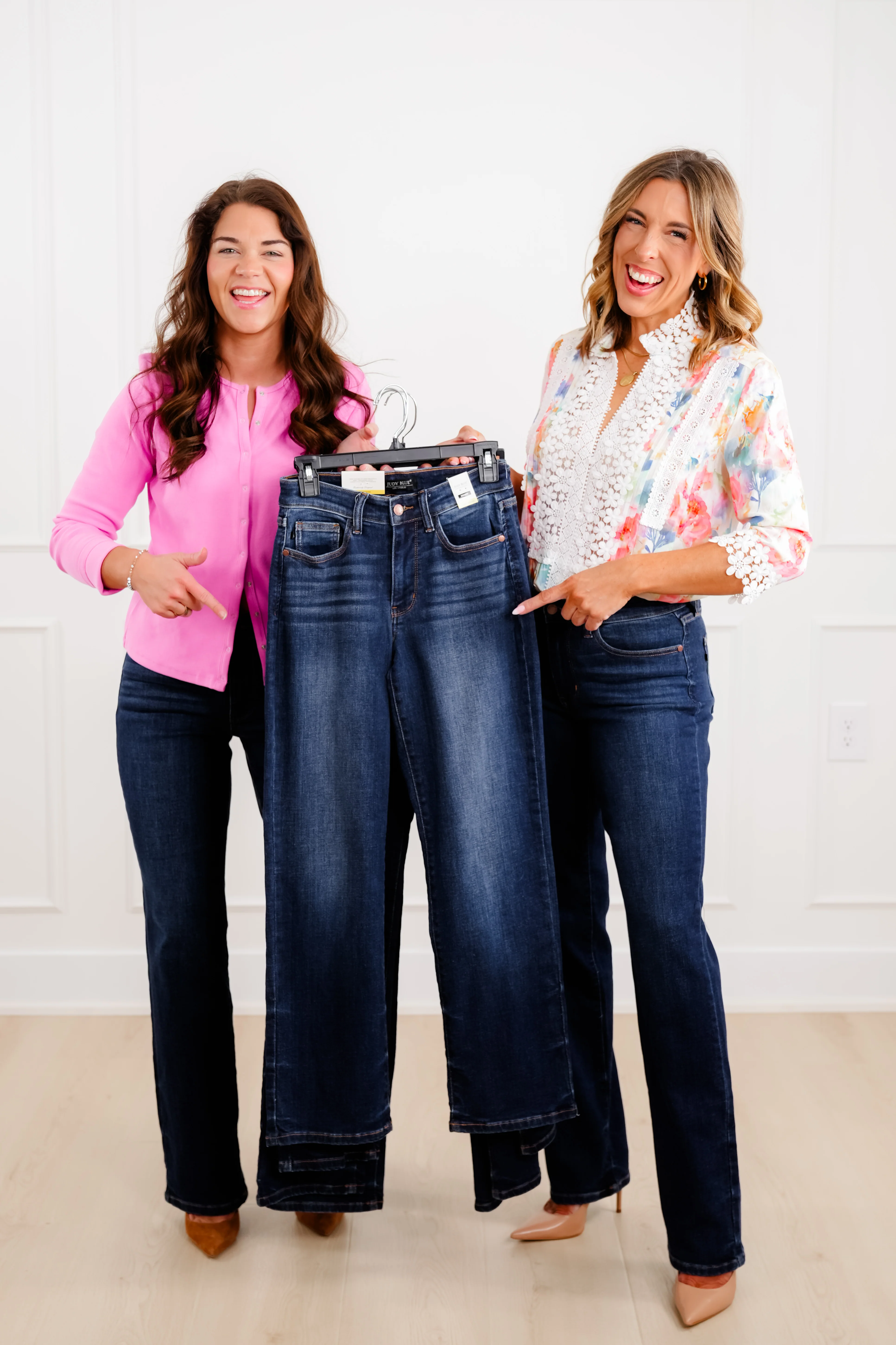Judy Blue Multi Inseam Mid Rise Dark Wash Straight Leg Jeans - Image 9