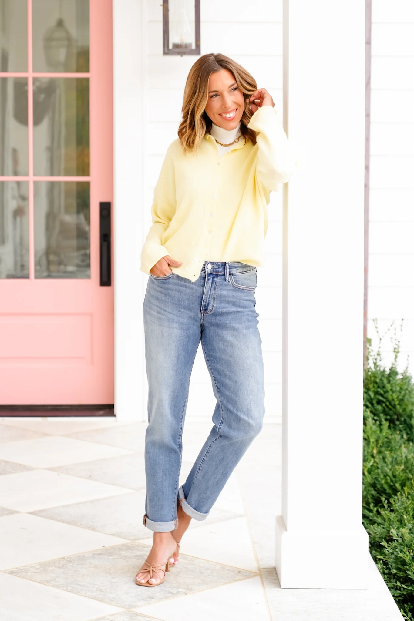 Judy Blue Mid Rise Medium Wash Boyfriend Jeans - Image 6