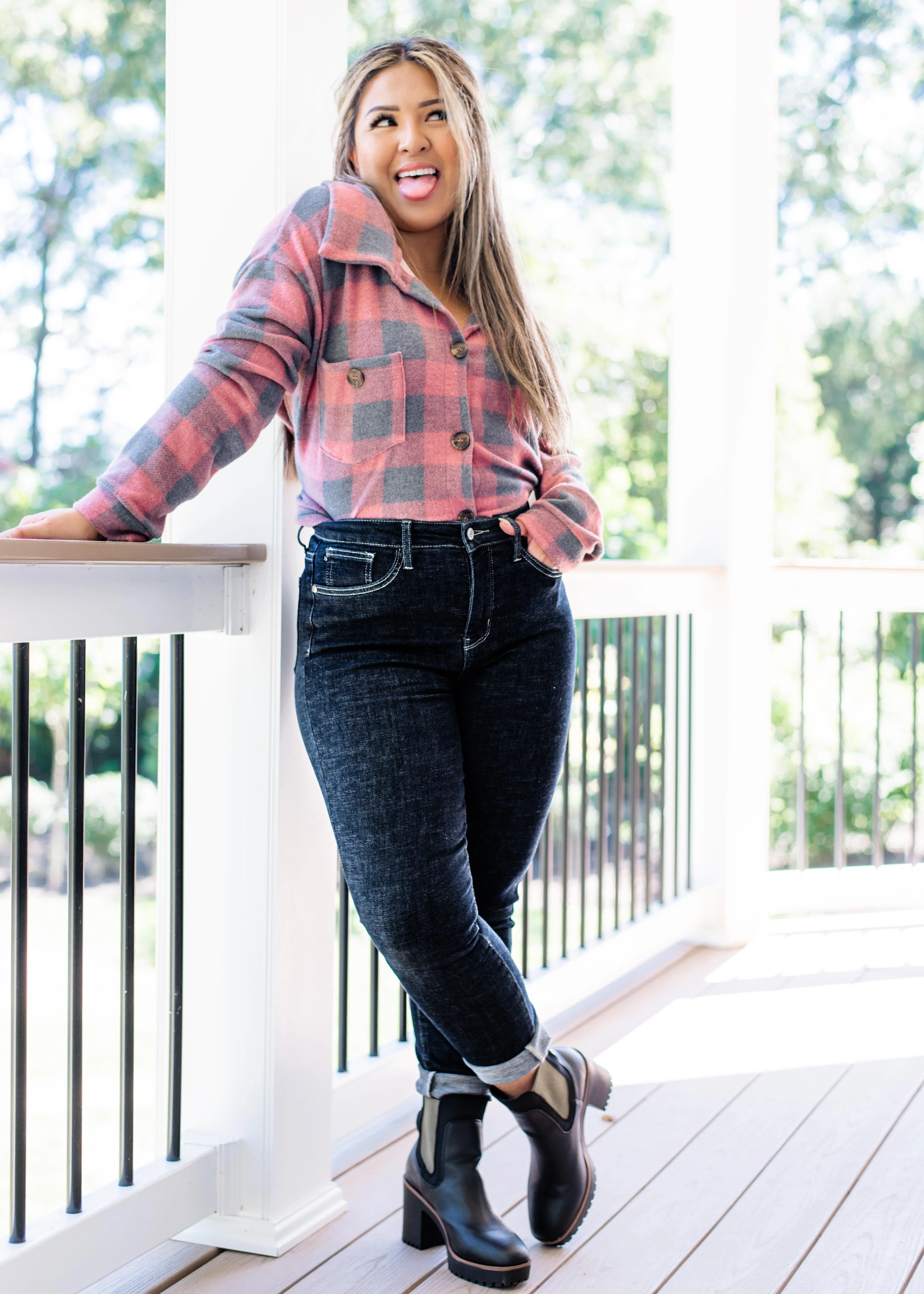 Judy Blue Tummy Control Suck it up Buttercup Dark Wash Skinny Jeans - Image 14