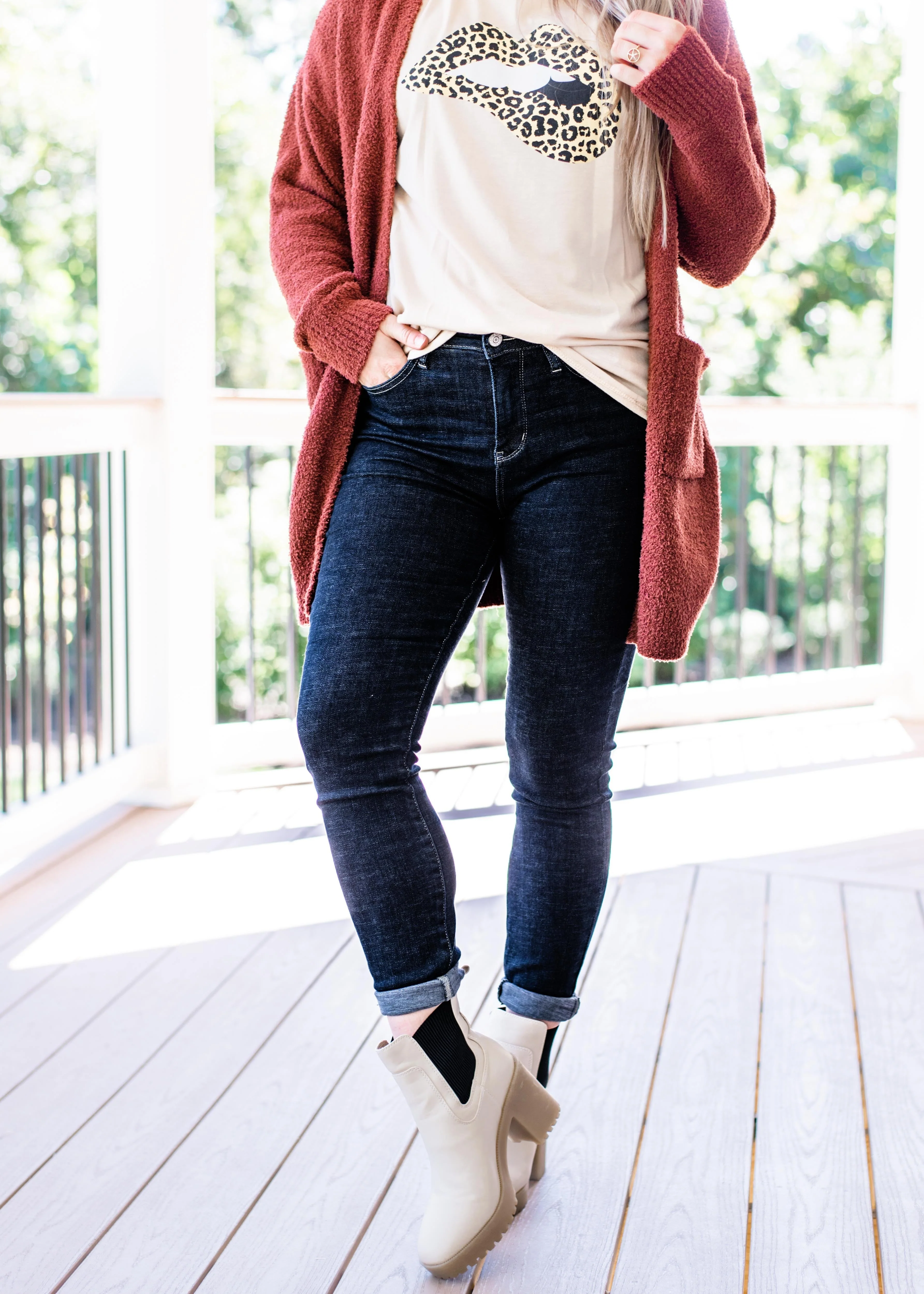 Judy Blue Tummy Control Suck it up Buttercup Dark Wash Skinny Jeans - Image 8