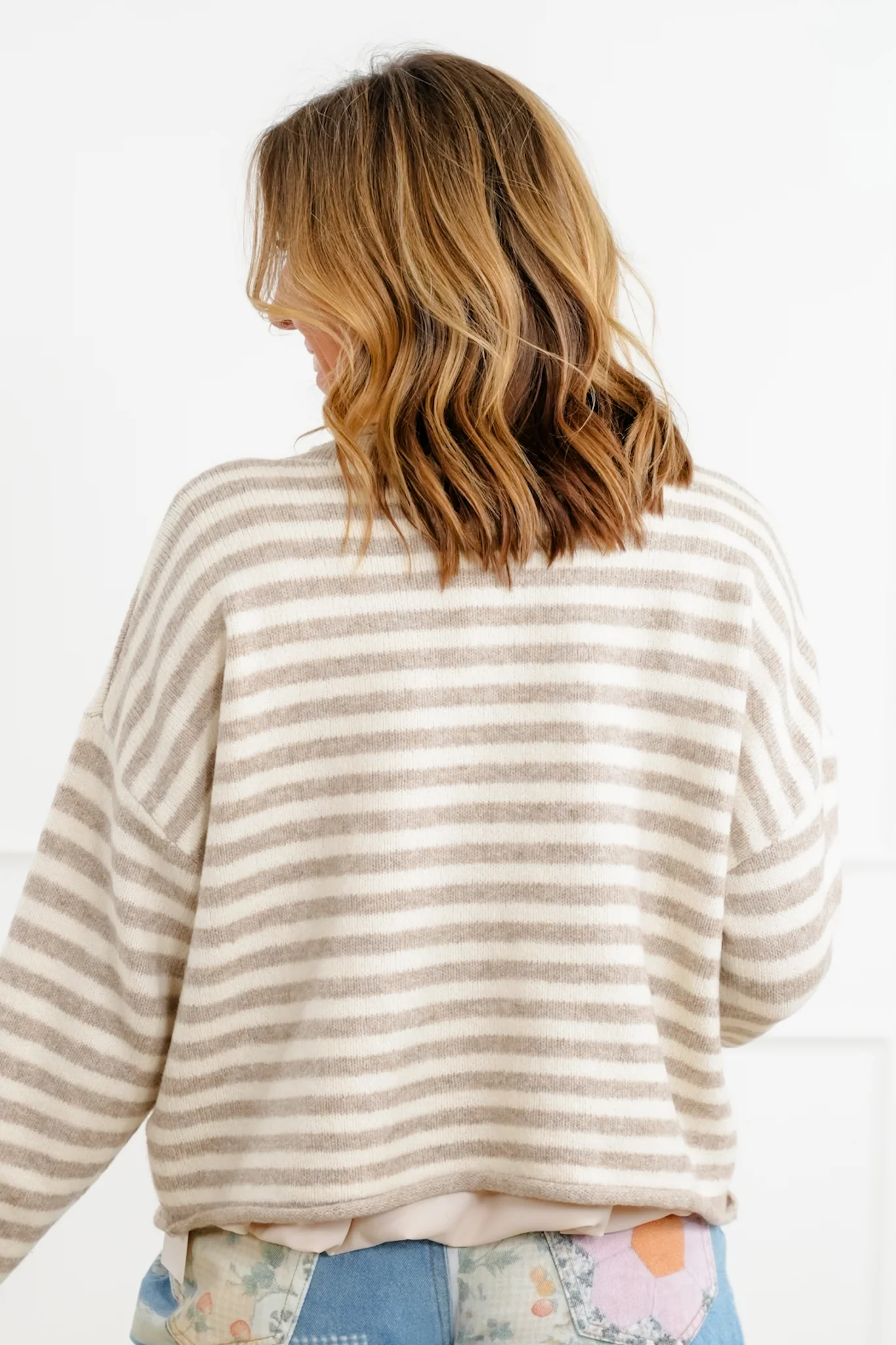 Knit Long Sleeve Button Down Cardigan - Image 5
