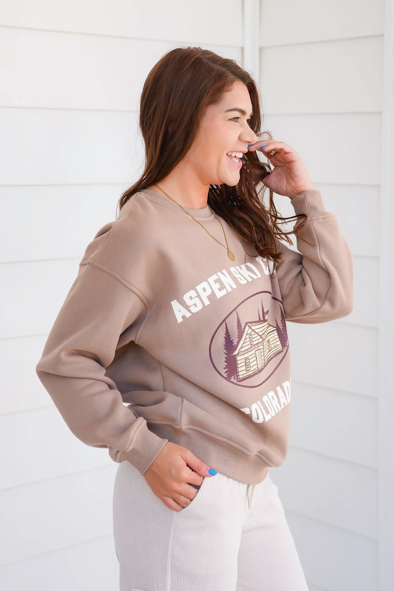 Long Sleeve "Aspen Ski Camp Colorado" Pullover Sweatshirt - Image 4