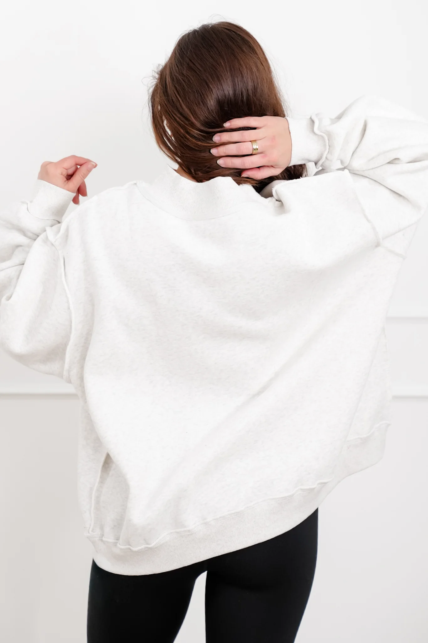 Long Sleeve Reversible "Cabernet/Hungover" Graphic Sweatshirt - Image 6