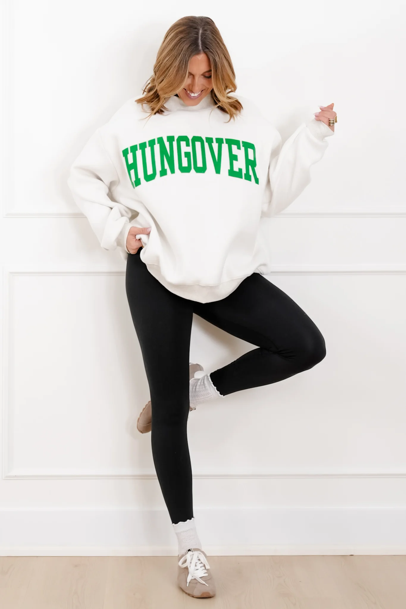 Long Sleeve Reversible "Chardonnay/Hungover" Graphic Sweatshirt - Image 4
