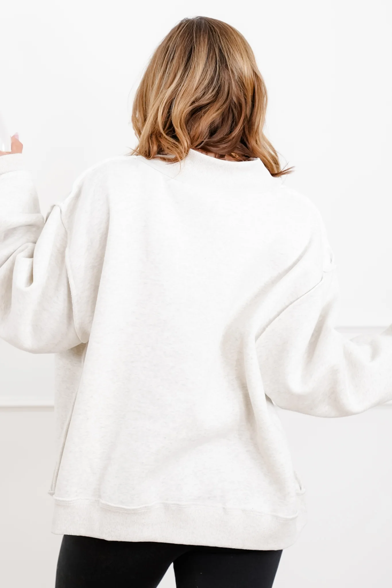 Long Sleeve Reversible "Chardonnay/Hungover" Graphic Sweatshirt - Image 6