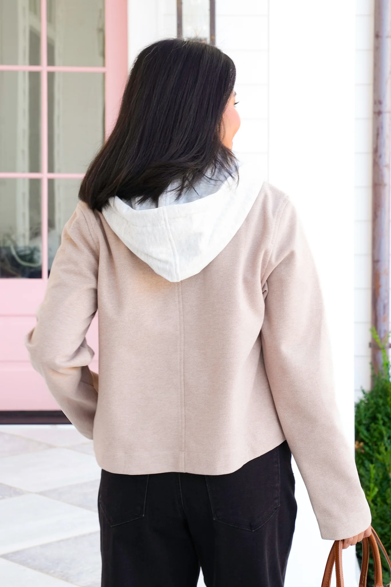 Long Sleeve Double Breasted Layered Jacket - Image 8