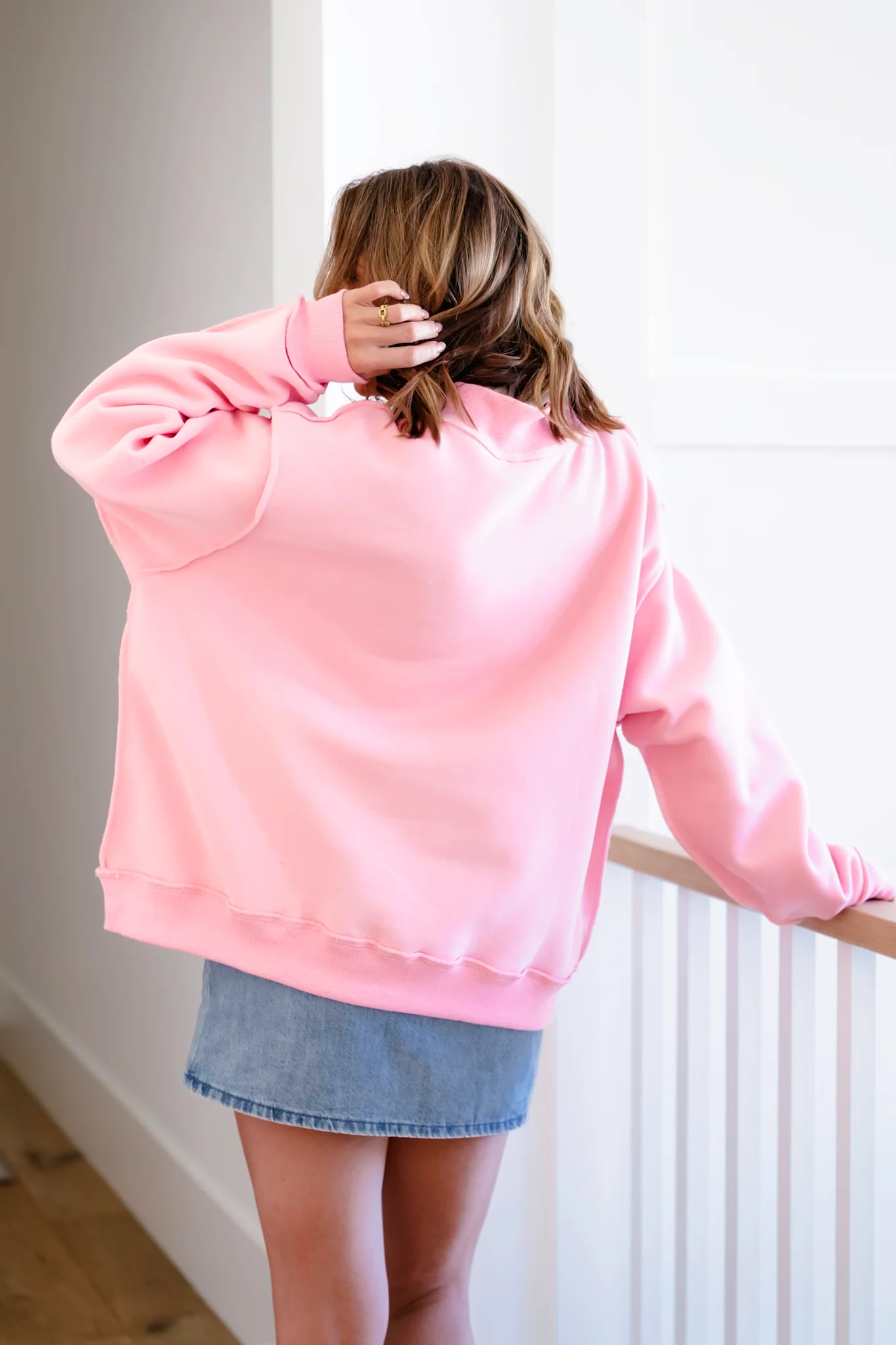 Long Sleeve Reversible "FP/Freckled Poppy" Graphic Pullover Sweatshirt - Image 5