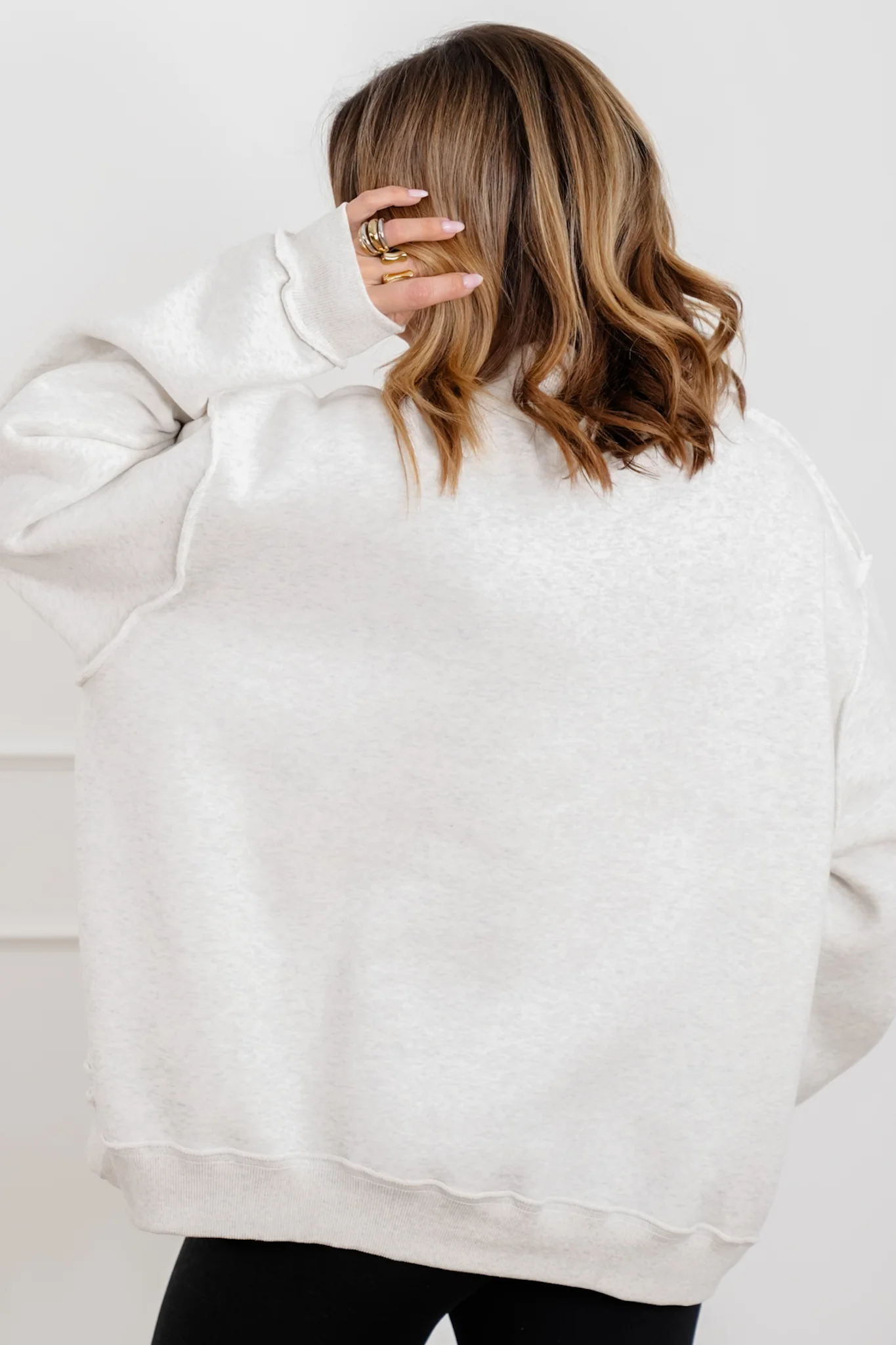 Long Sleeve Reversible "Pinot/Hungover" Graphic Sweatshirt - Image 5