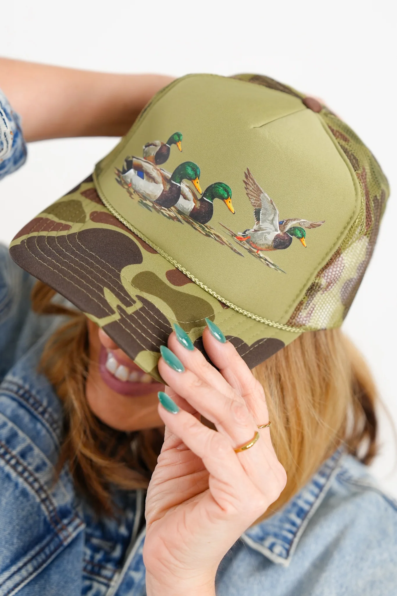 Mallard Ducks Trucker Hat - Image 2