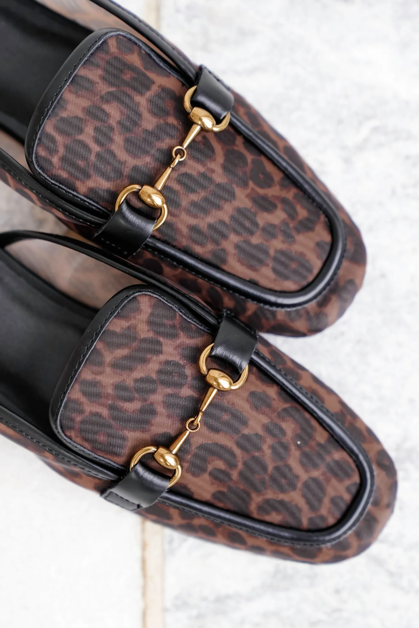 MIA Leopard Mesh Slip On Mule - Image 3