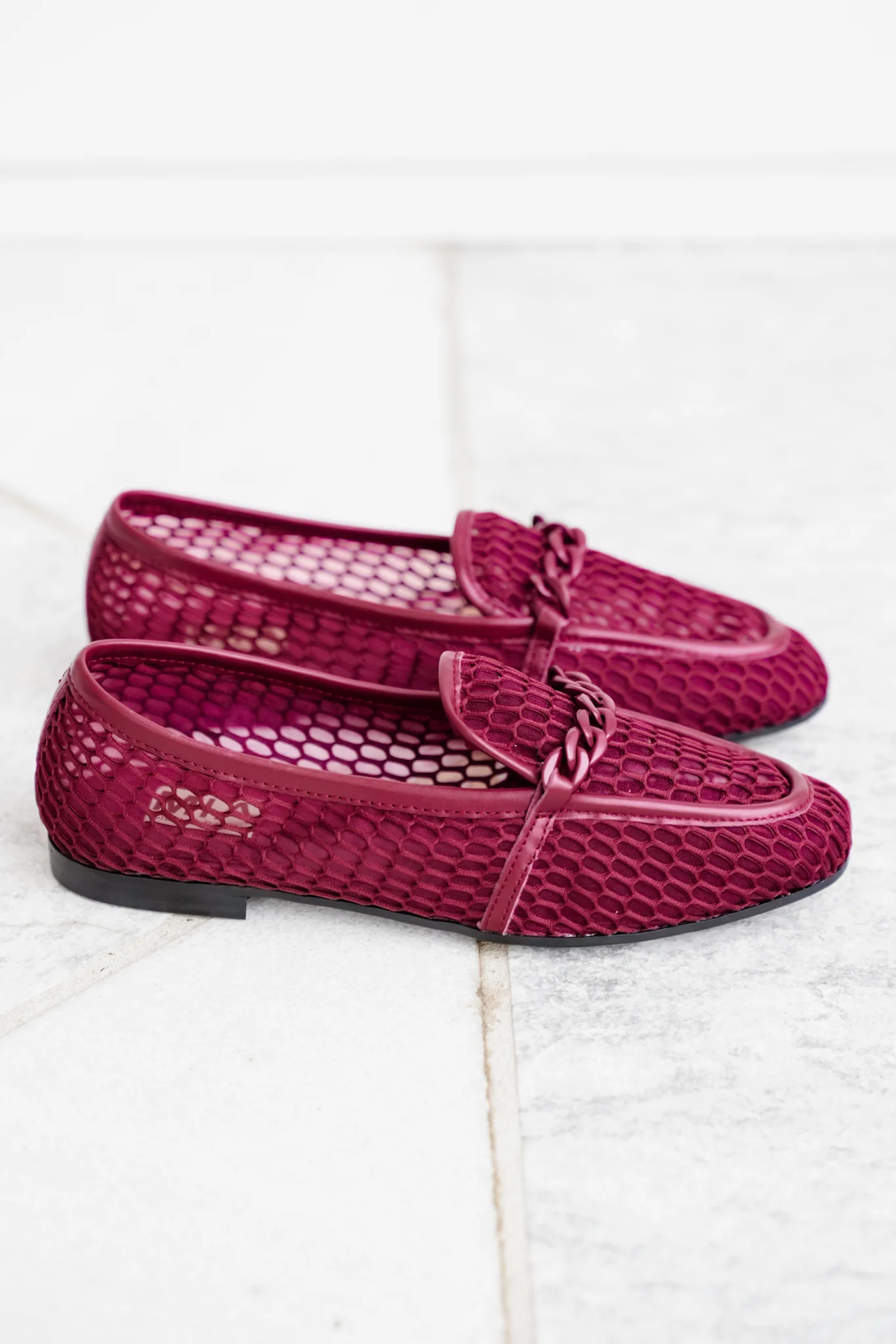 MIA Lightweight Mesh Loafer with Chain - Image 3