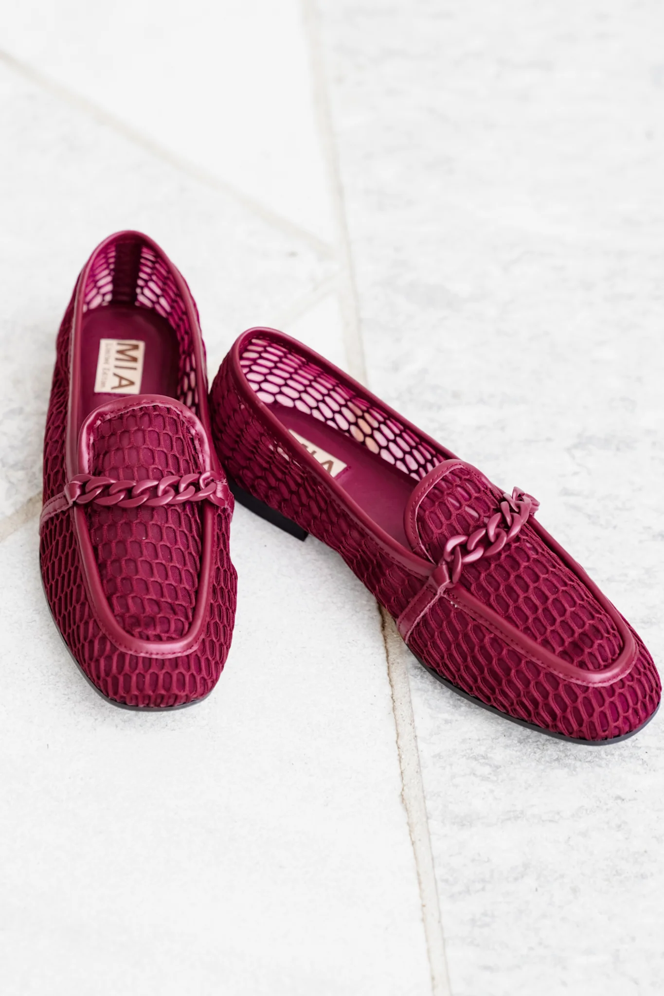 MIA Lightweight Mesh Loafer with Chain - Image 5
