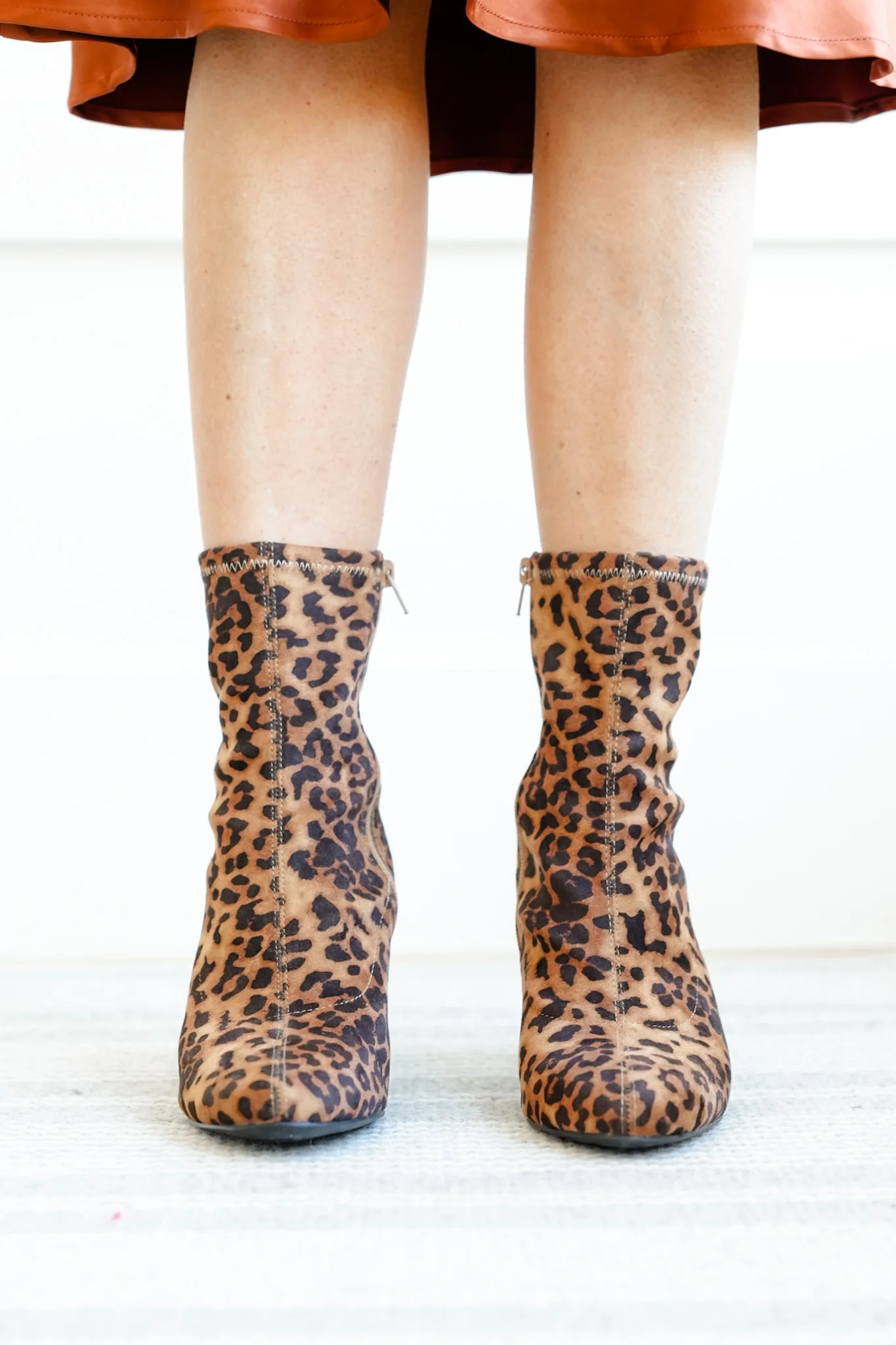 MIA Sleek Animal Print Block Heel Ankle Boot - Image 2